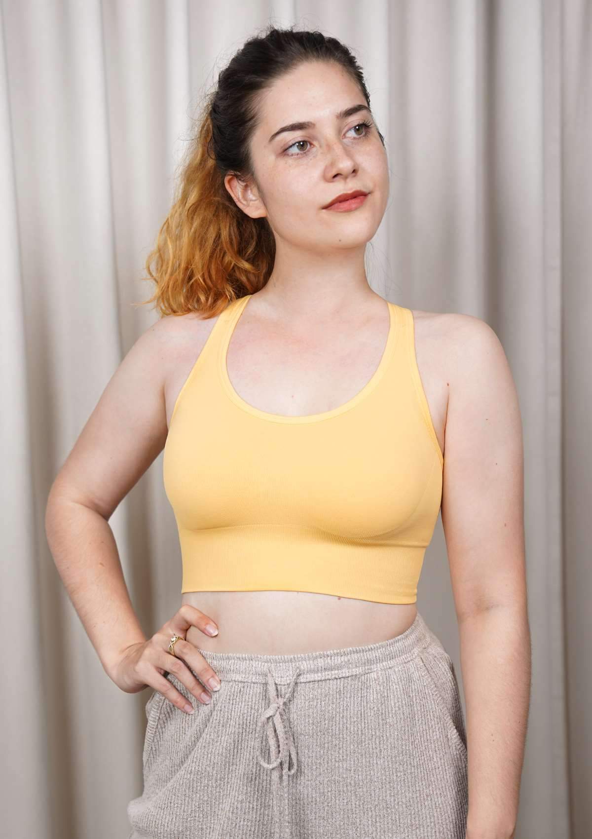 HSIA Racerback Padded Sports Bra - HSIA