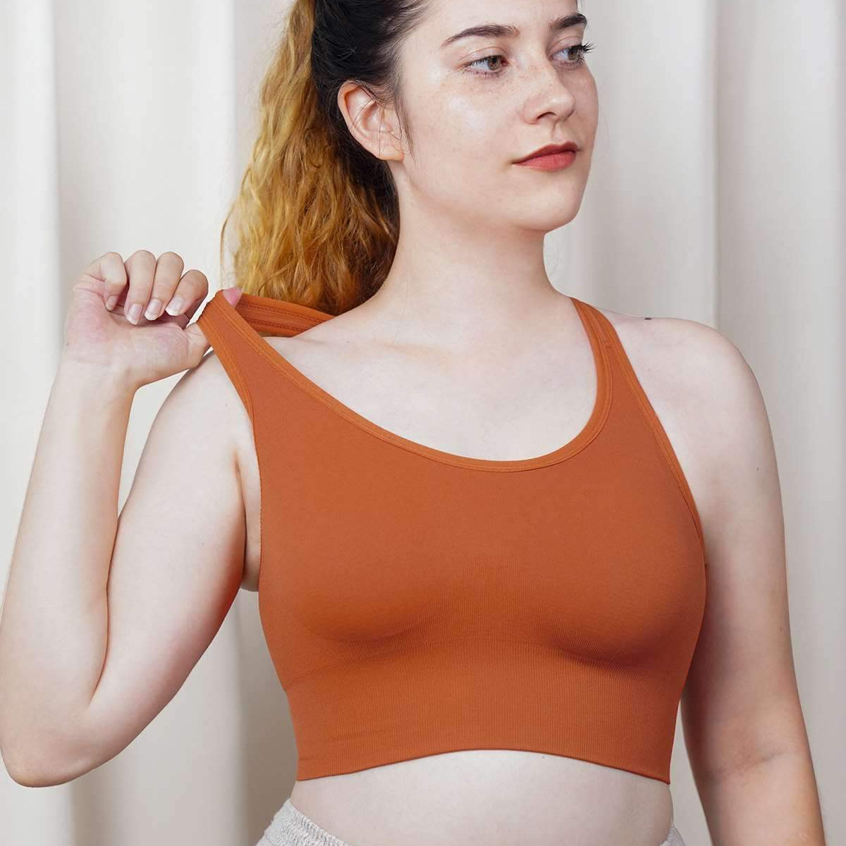 HSIA Racerback Padded Sports Bra - HSIA