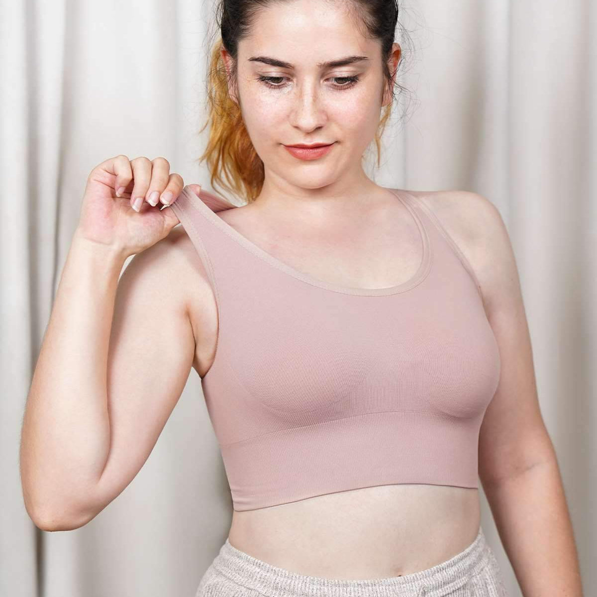 HSIA Racerback Padded Sports Bra - HSIA