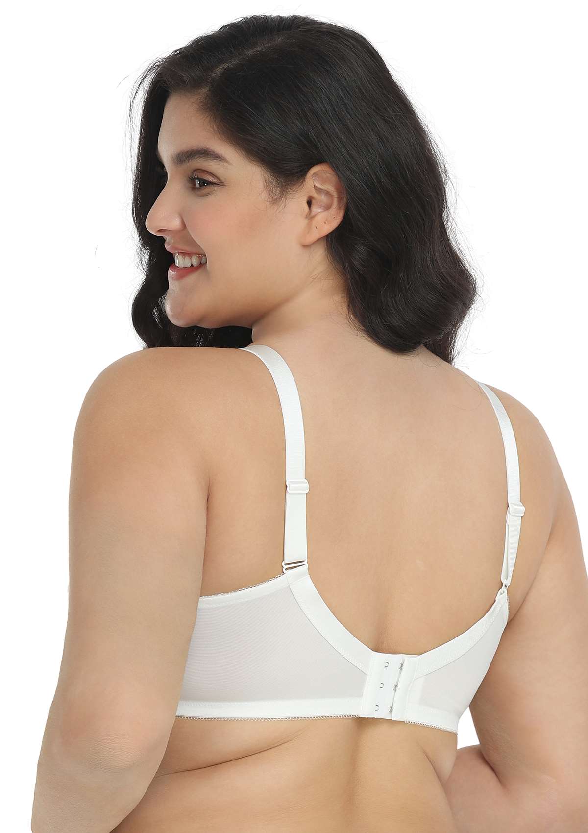 Anemone Unlined Dolphin Lace Underwire Bra - HSIA