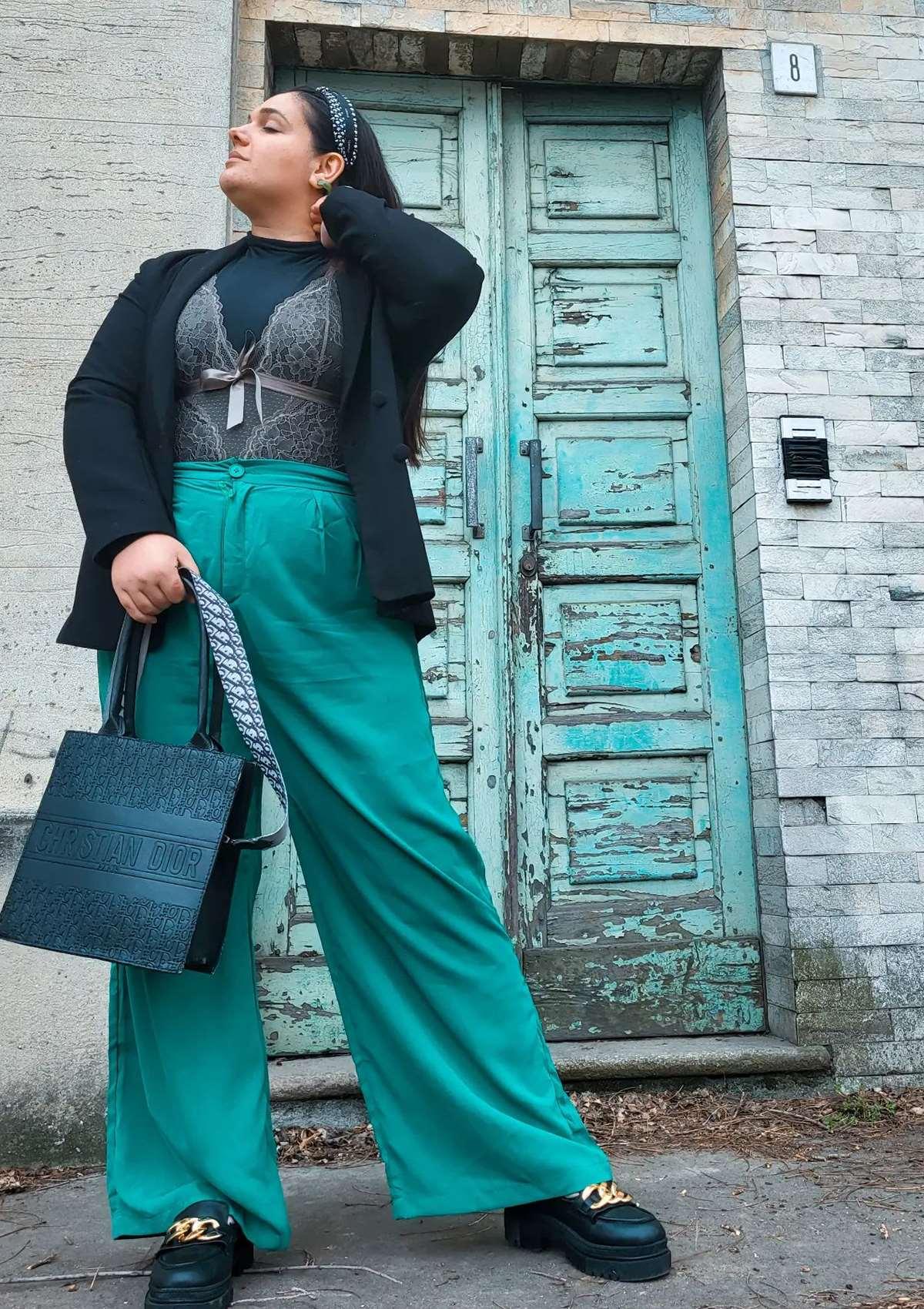 Deep V Lace Sheer Mesh Bodysuit Lingerie - HSIA