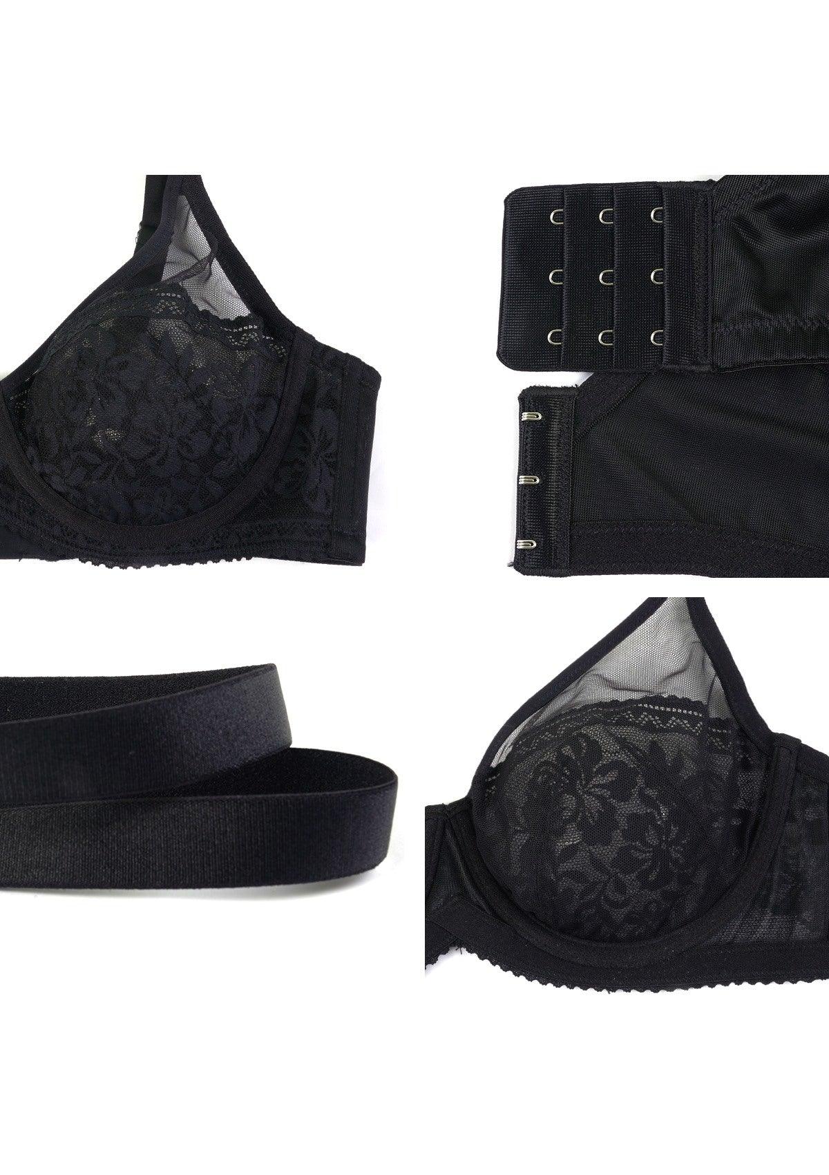 Gladioli Lace Unlined Underwire Bra - HSIA