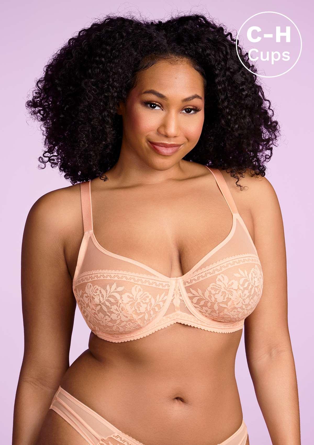 Gladioli Lace Unlined Underwire Bra - HSIA