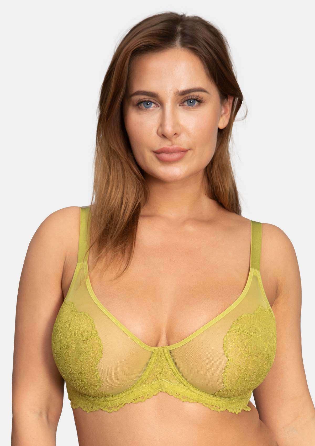 Blossom Unlined Underwire Lace Bra - HSIA