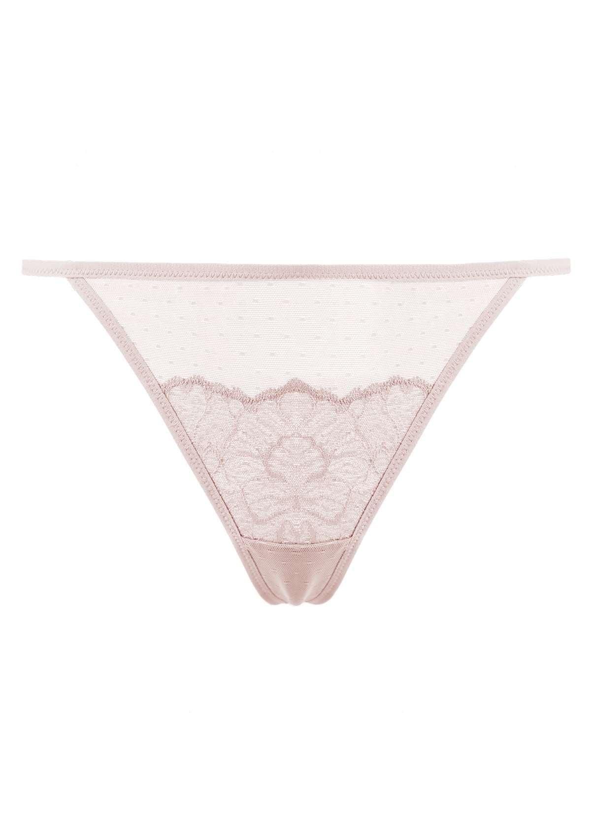 HSIA Blossom Lace String Thongs 3 Pack - HSIA