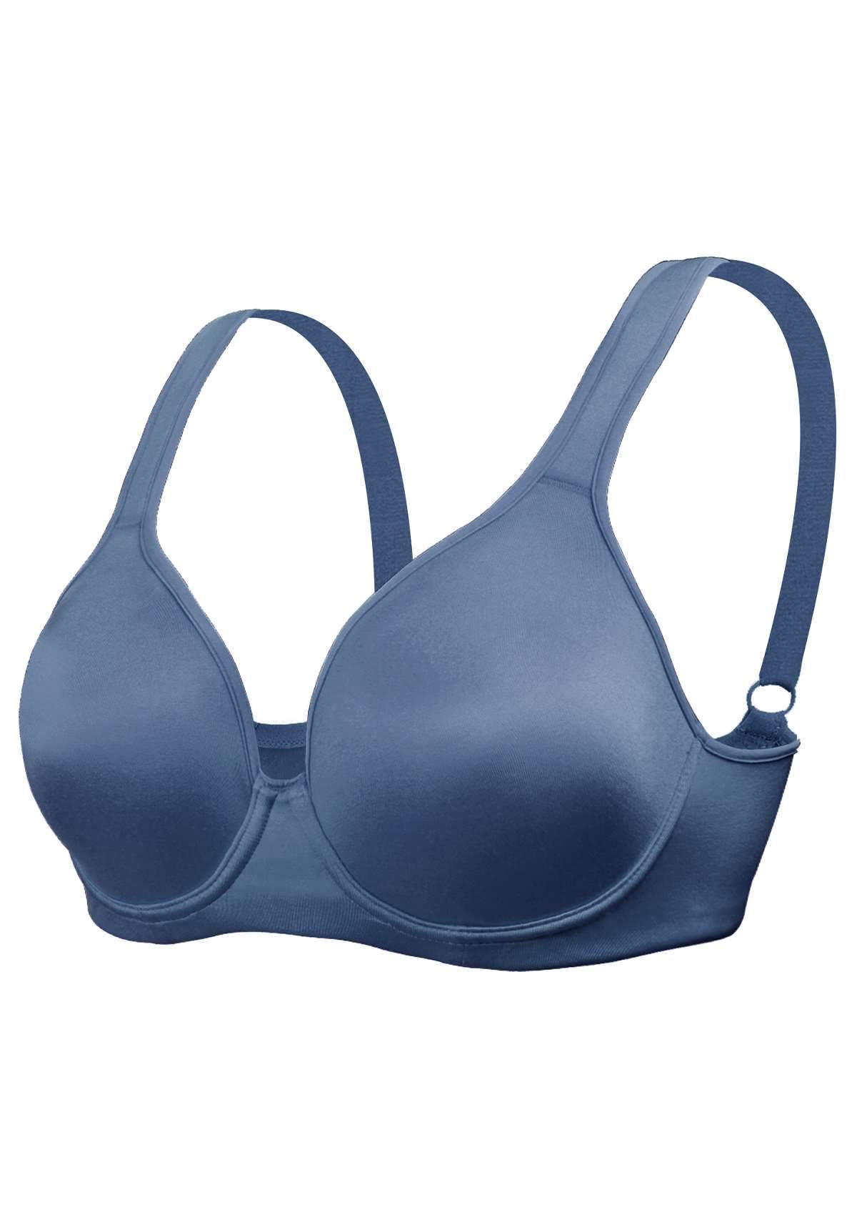 HSIA Blue Unlined Full Coverage Minimizer Bra - HSIA