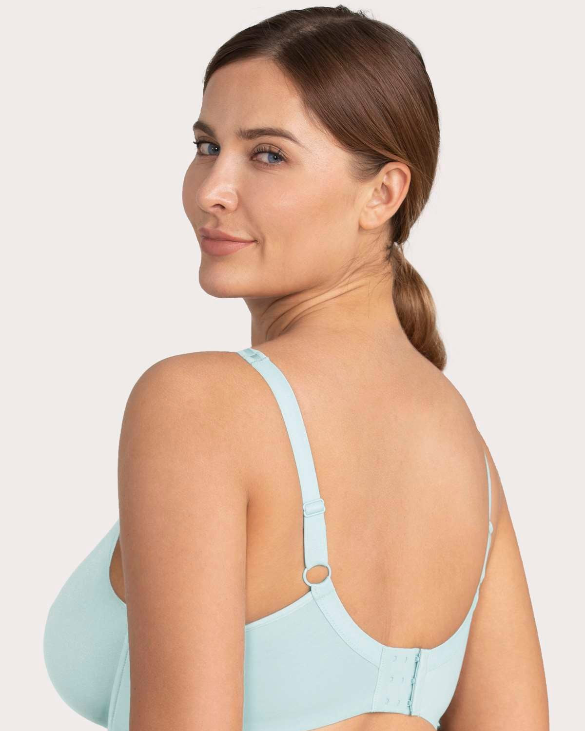 HSIA Blue Unlined Full Coverage Minimizer Bra - HSIA