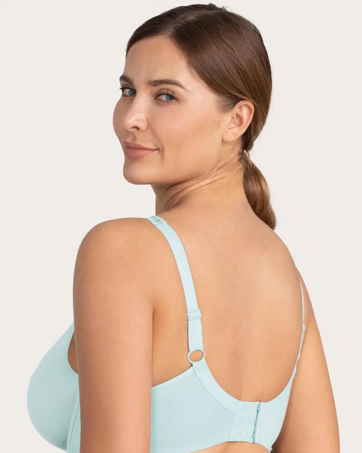 HSIA Blue Unlined Full Coverage Minimizer Bra - HSIA