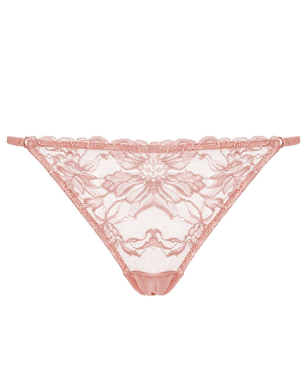 Pretty In Petals Breathable Sexy Lace String Thongs 3 Pack - HSIA