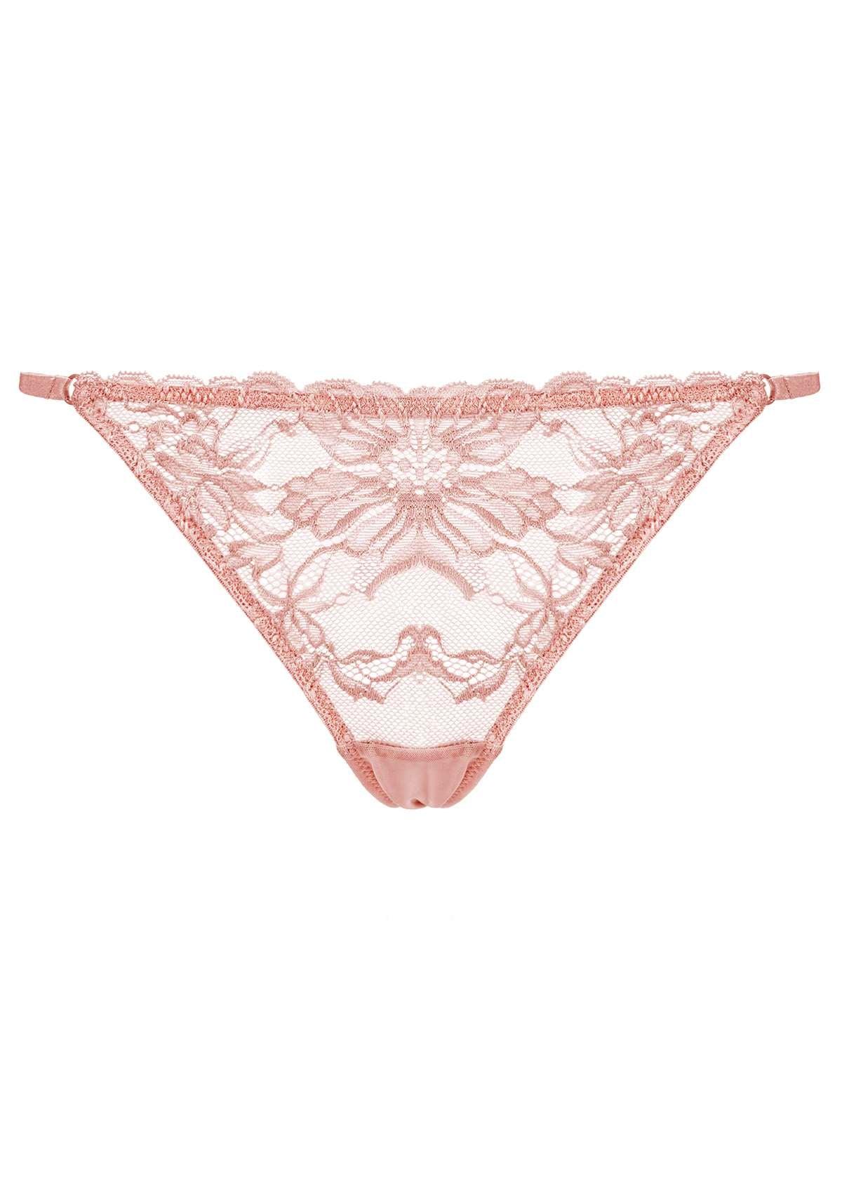 Pretty In Petals Breathable Sexy Lace String Thongs 3 Pack - HSIA
