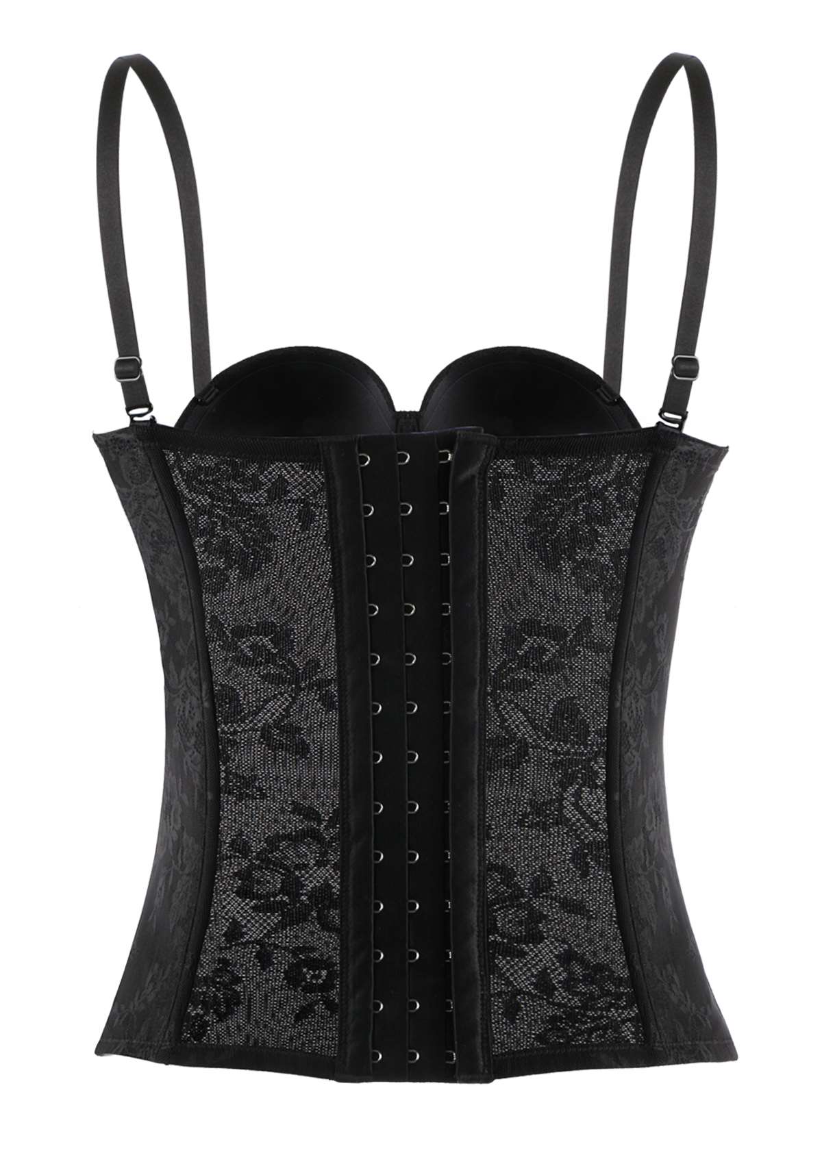 Gracious Overbust Lace Corset Bustier - HSIA