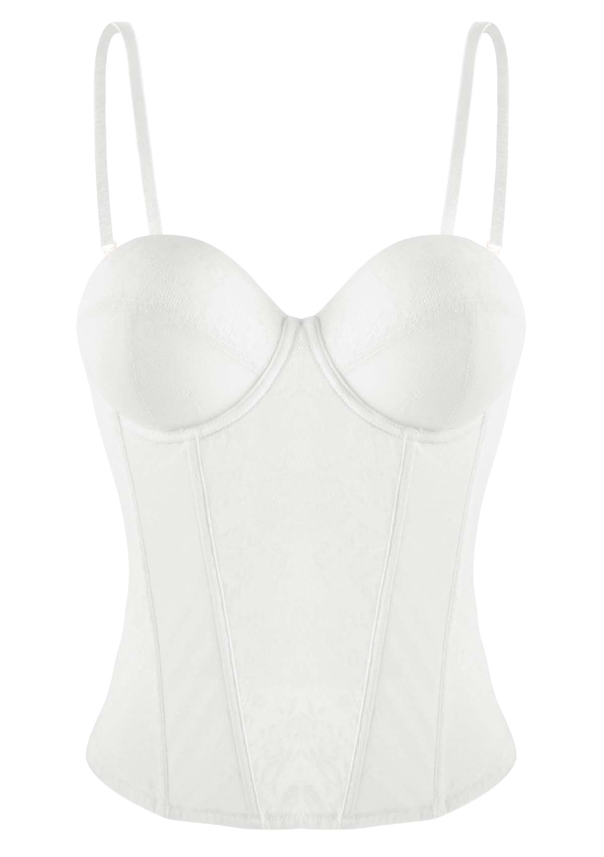 Gracious Overbust Lace Corset Bustier - HSIA