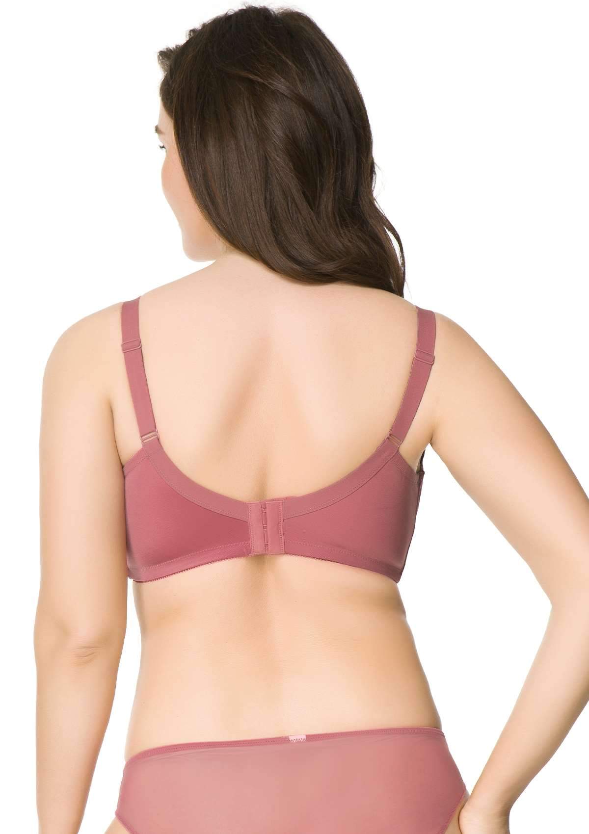 Jessamine Contrast Color Lace Underwire Bra - HSIA