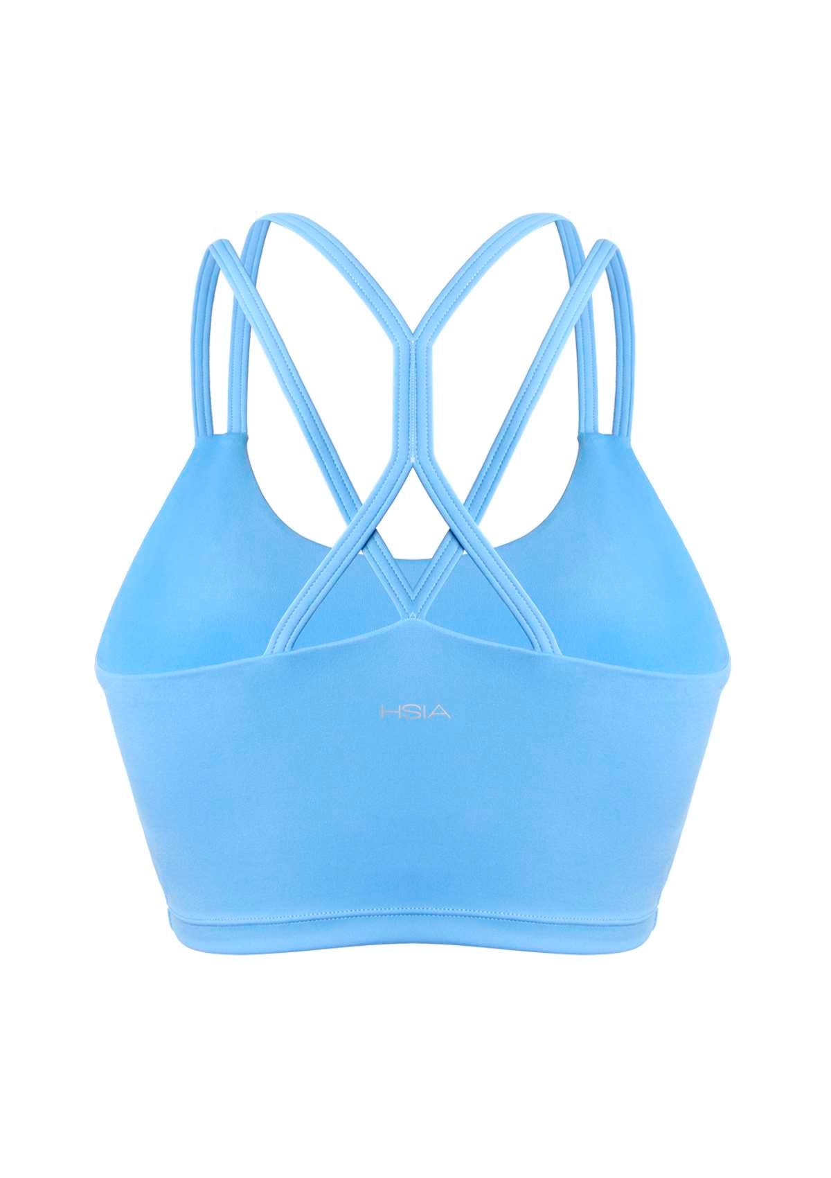 LEAPX Wireless Low-Impact Crisscross Padded Sports Bra - HSIA