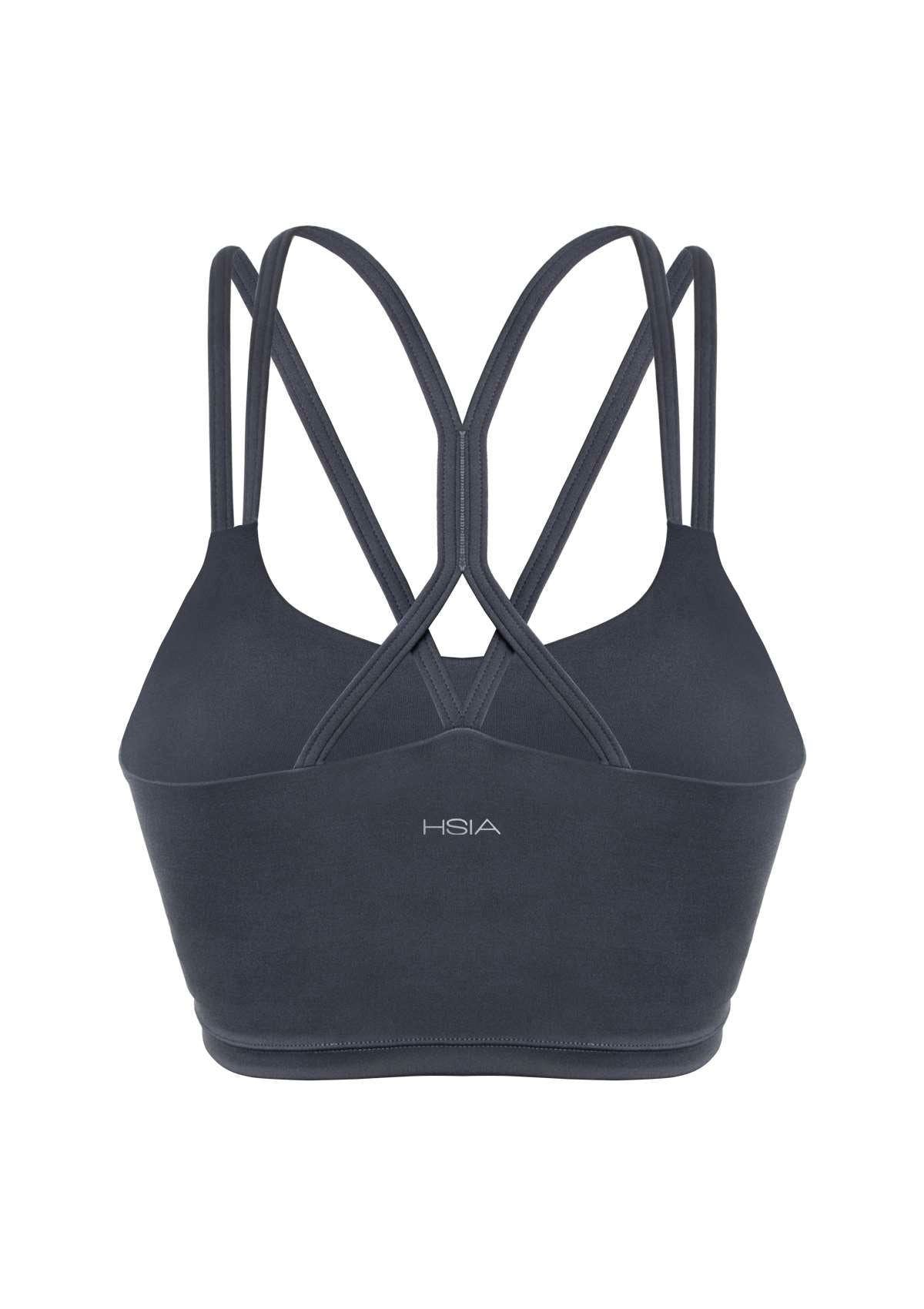 LEAPX Wireless Low-Impact Crisscross Padded Sports Bra - HSIA