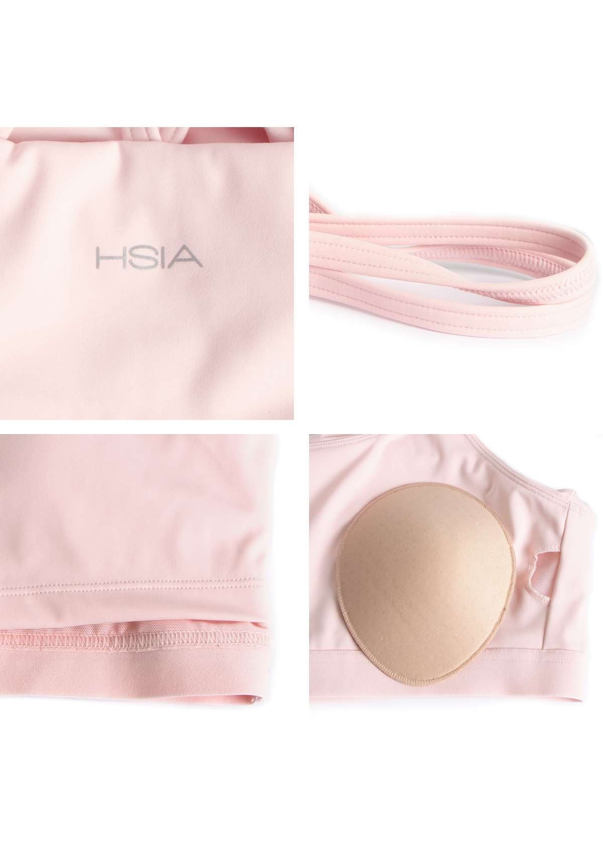 LEAPX Wireless Low-Impact Crisscross Padded Sports Bra - HSIA