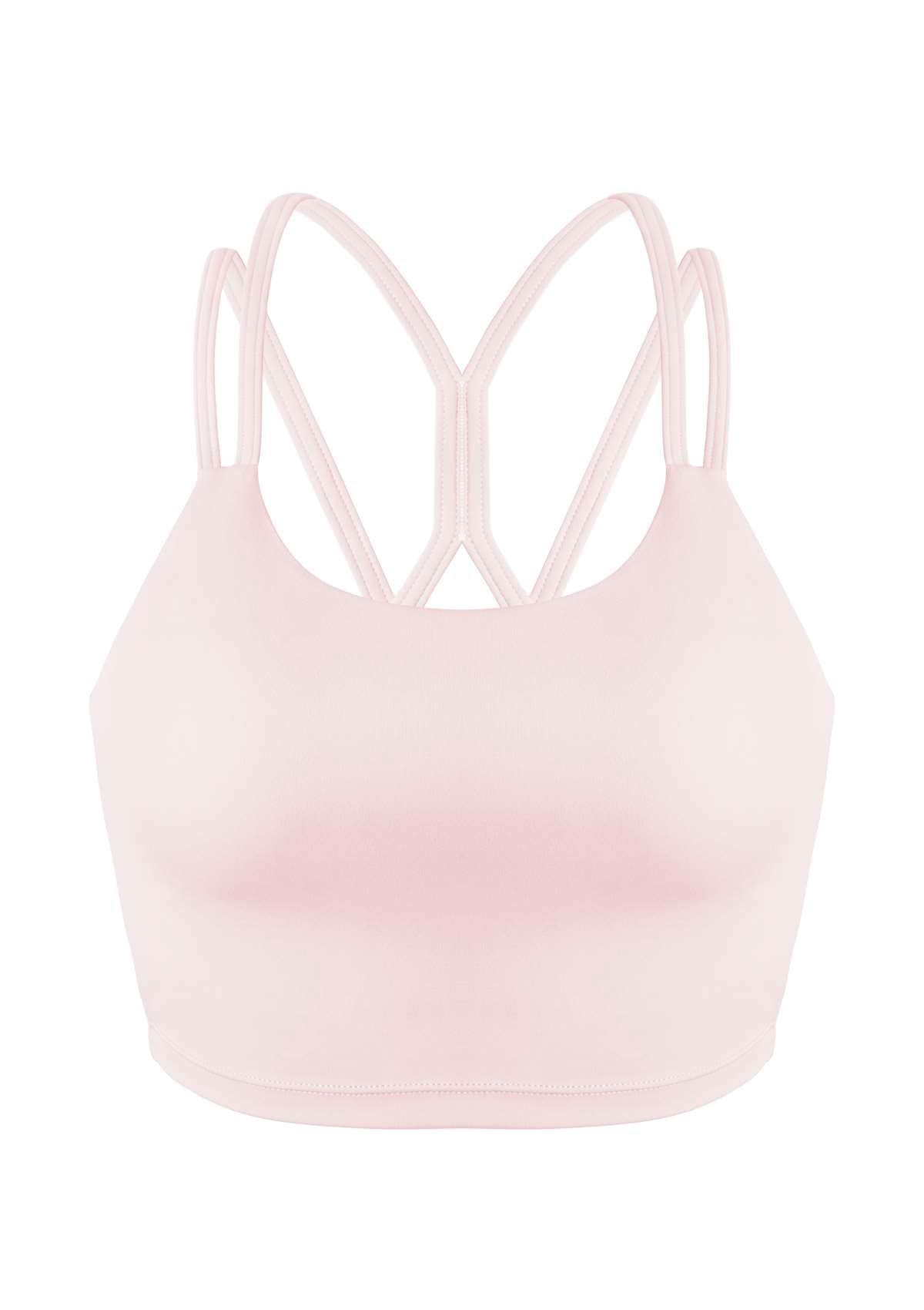 LEAPX Wireless Low-Impact Crisscross Padded Sports Bra - HSIA