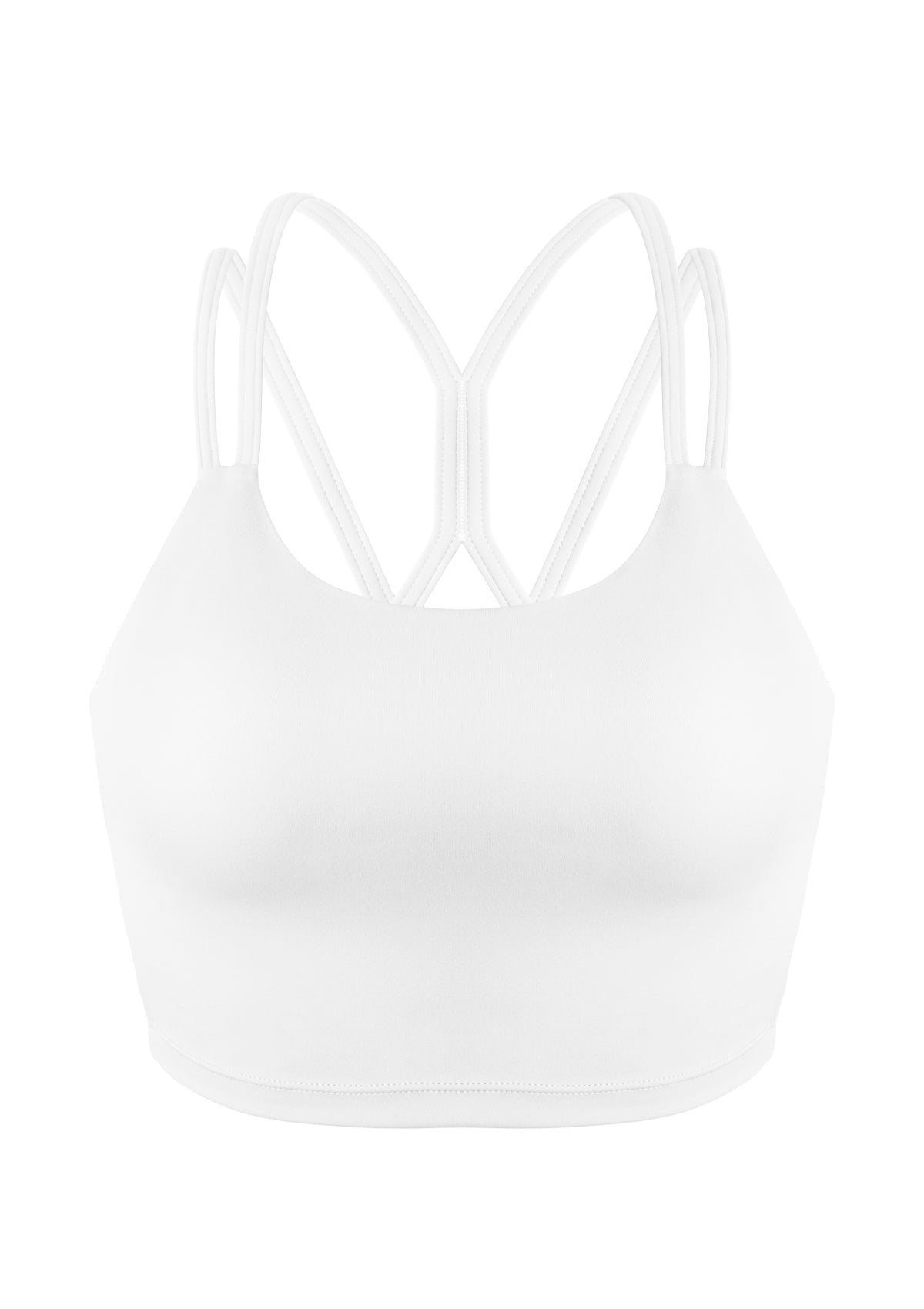 LEAPX Wireless Low-Impact Crisscross Padded Sports Bra - HSIA