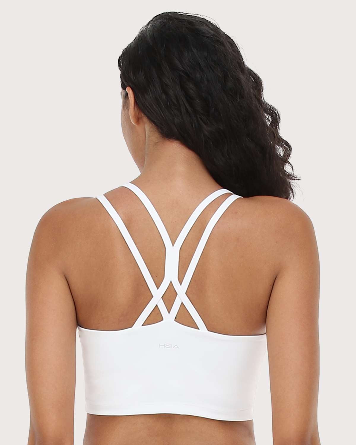 LEAPX Wireless Low-Impact Crisscross Padded Sports Bra - HSIA