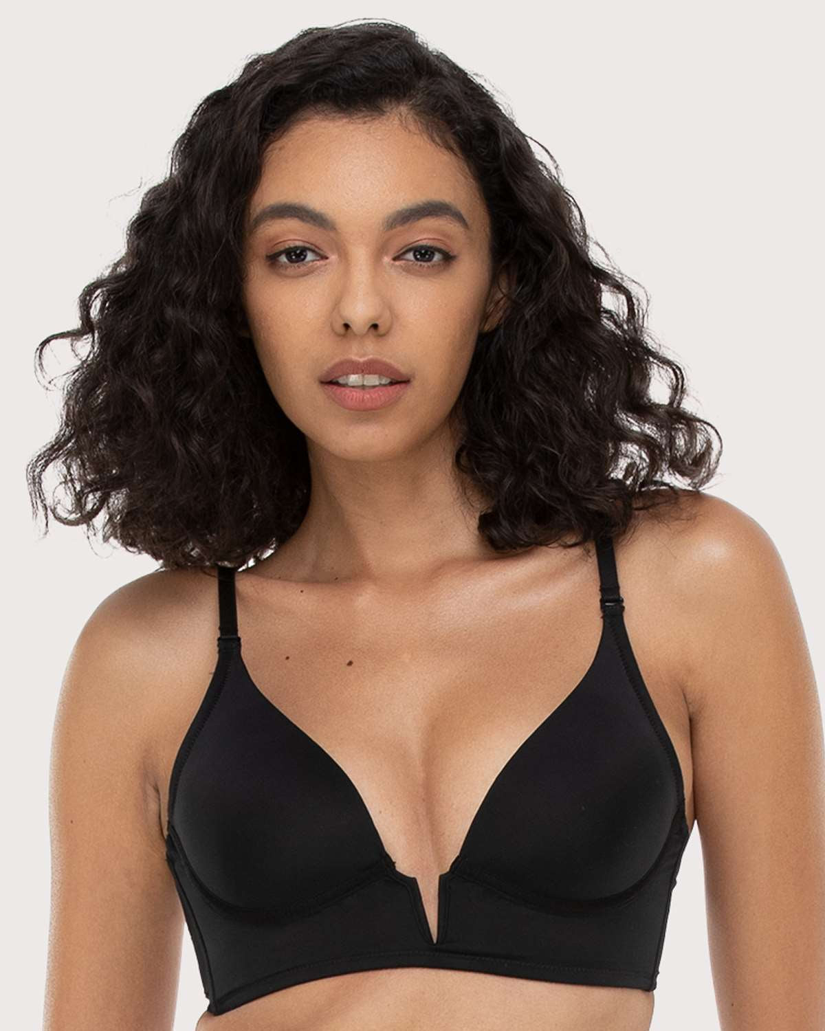 HSIA Deep V Plunge Low Back Wire Bra - HSIA