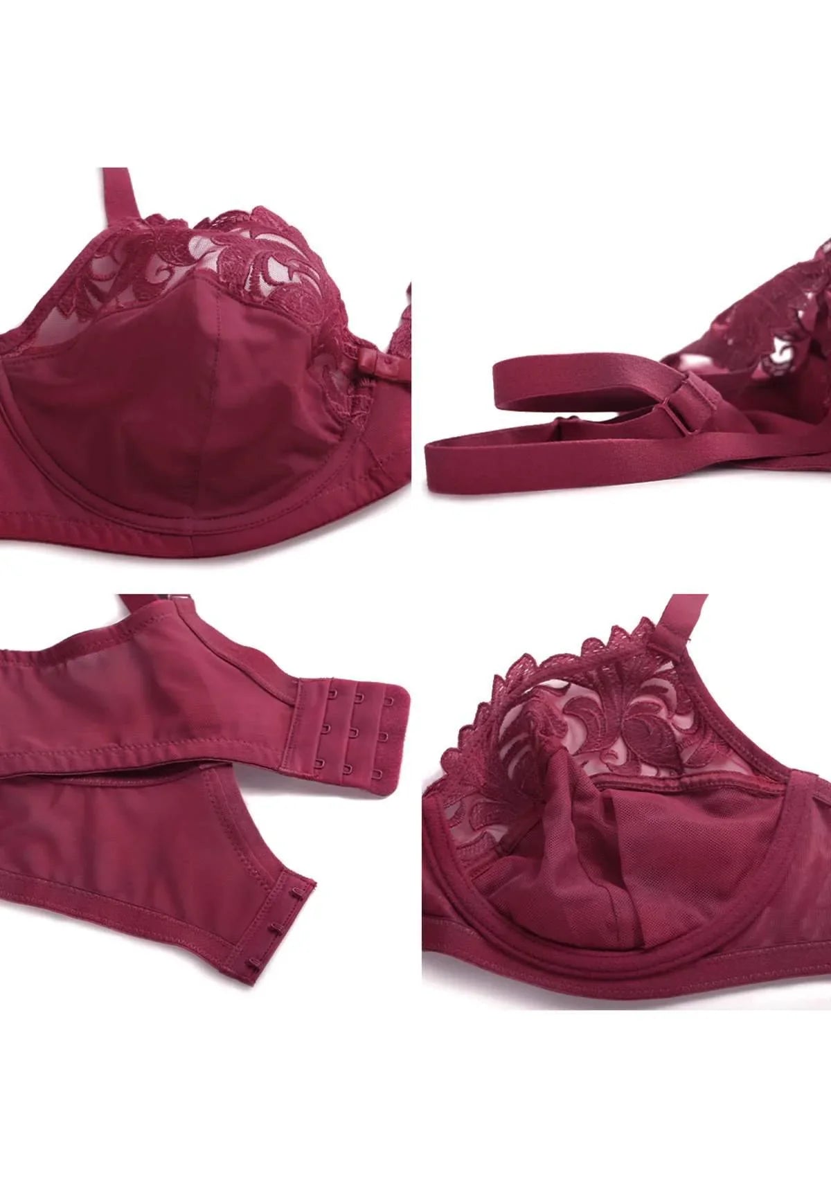 Gala Embroidered Unlined Bra - HSIA