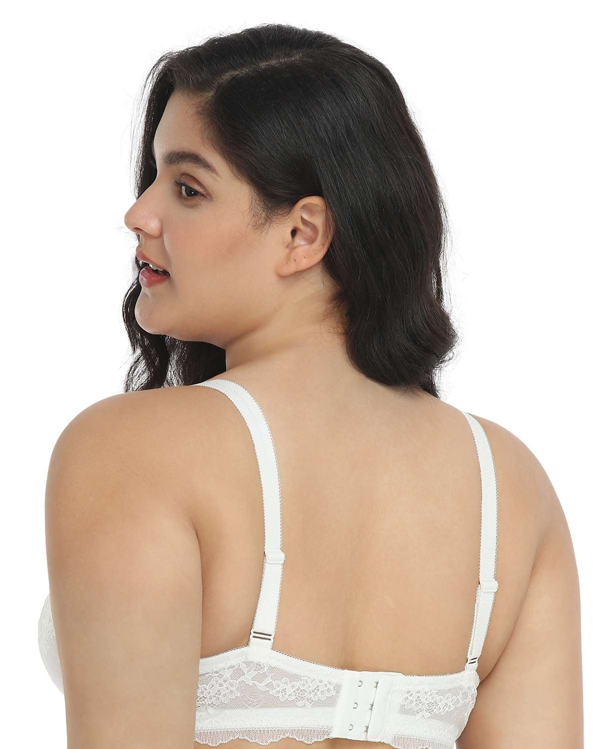 I Do Floral Lace Unlined Balconette Bra - HSIA