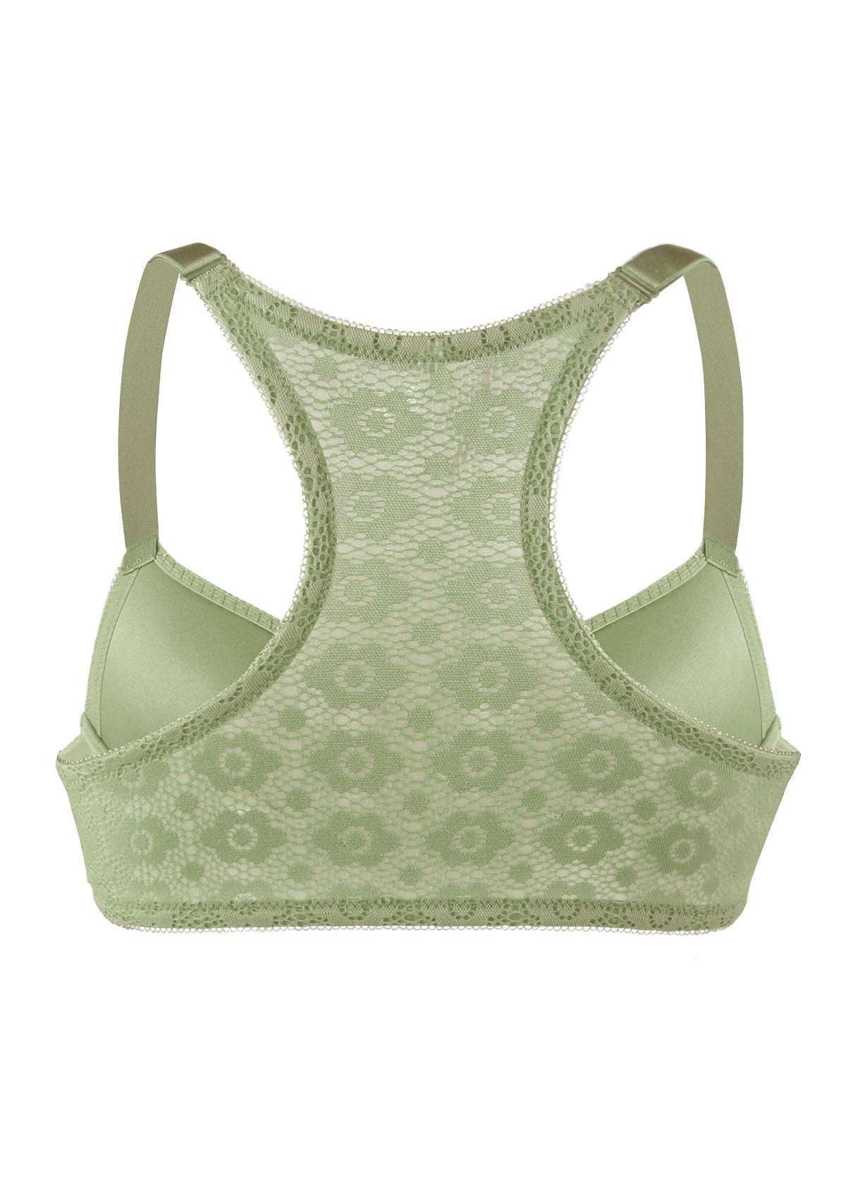 Serena Front-Close Lace-Back Underwire Bra - HSIA
