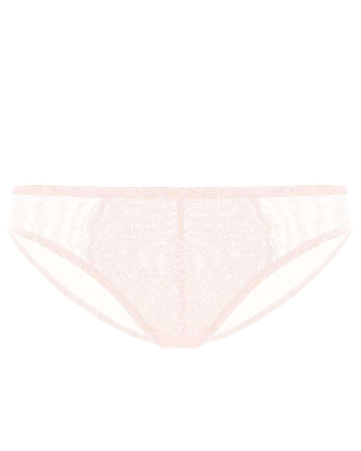 Nymphaea Front Floral Lace Bikini Underwear - HSIA