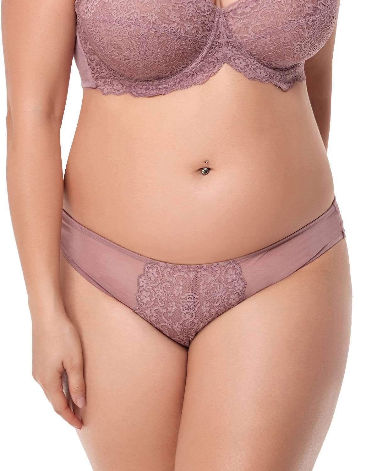 HSIA Front Floral Lace Bikini Underwear 3 Pack - HSIA