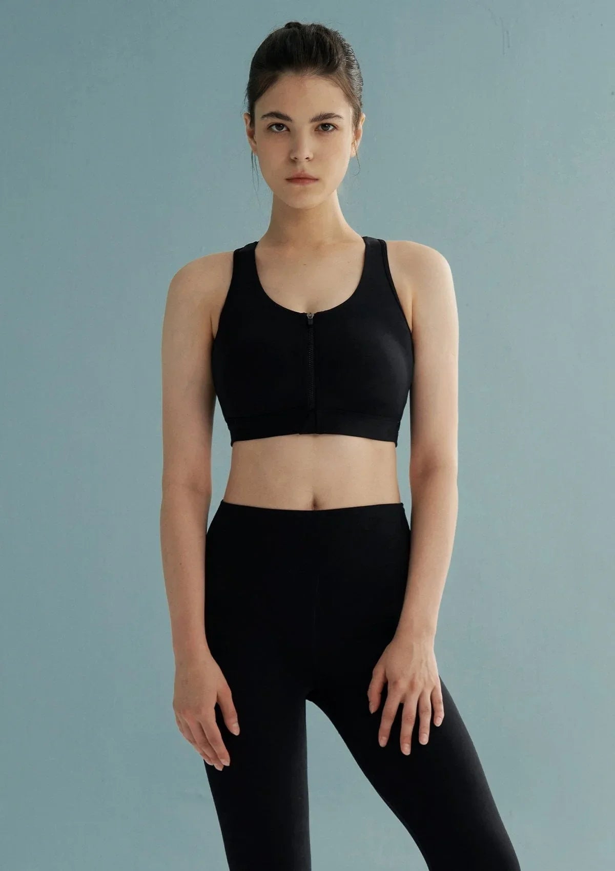 HSIA Front Zip Medium-Impact Sports Bra - HSIA