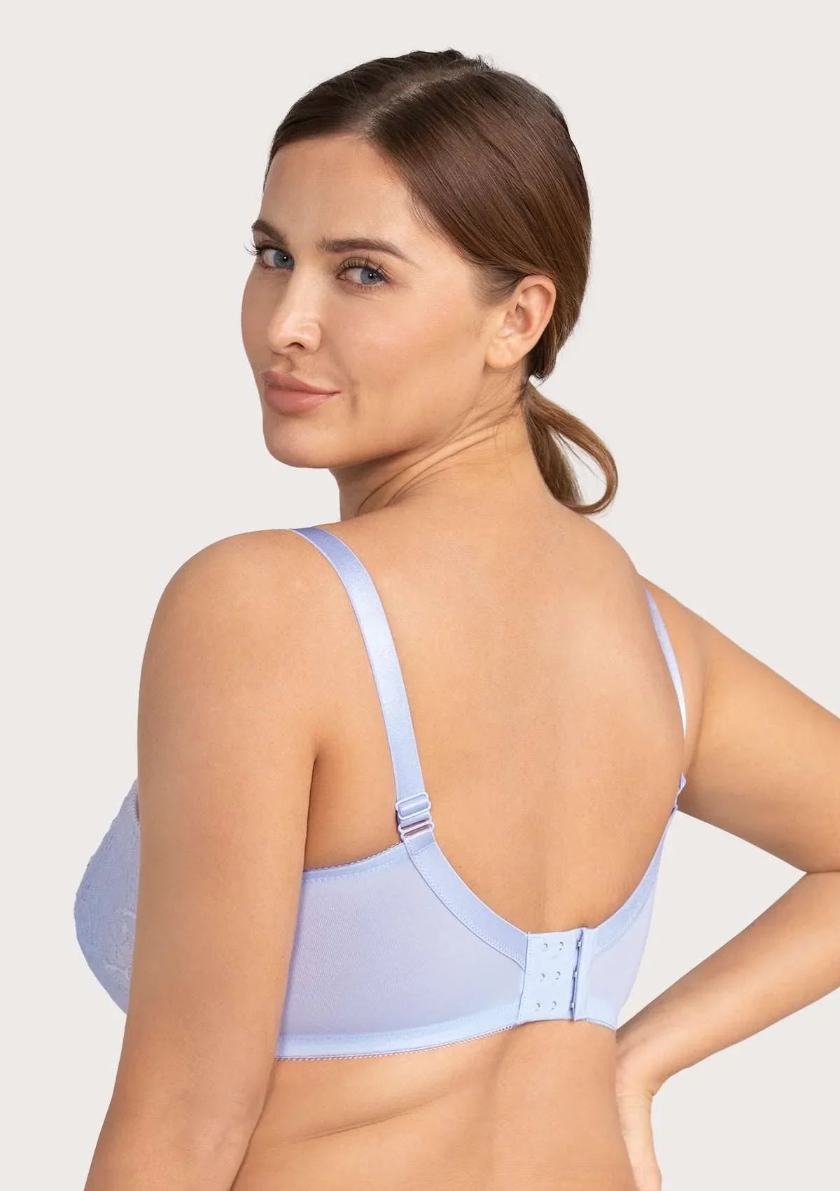 Anemone Unlined Dolphin Lace Underwire Bra - HSIA