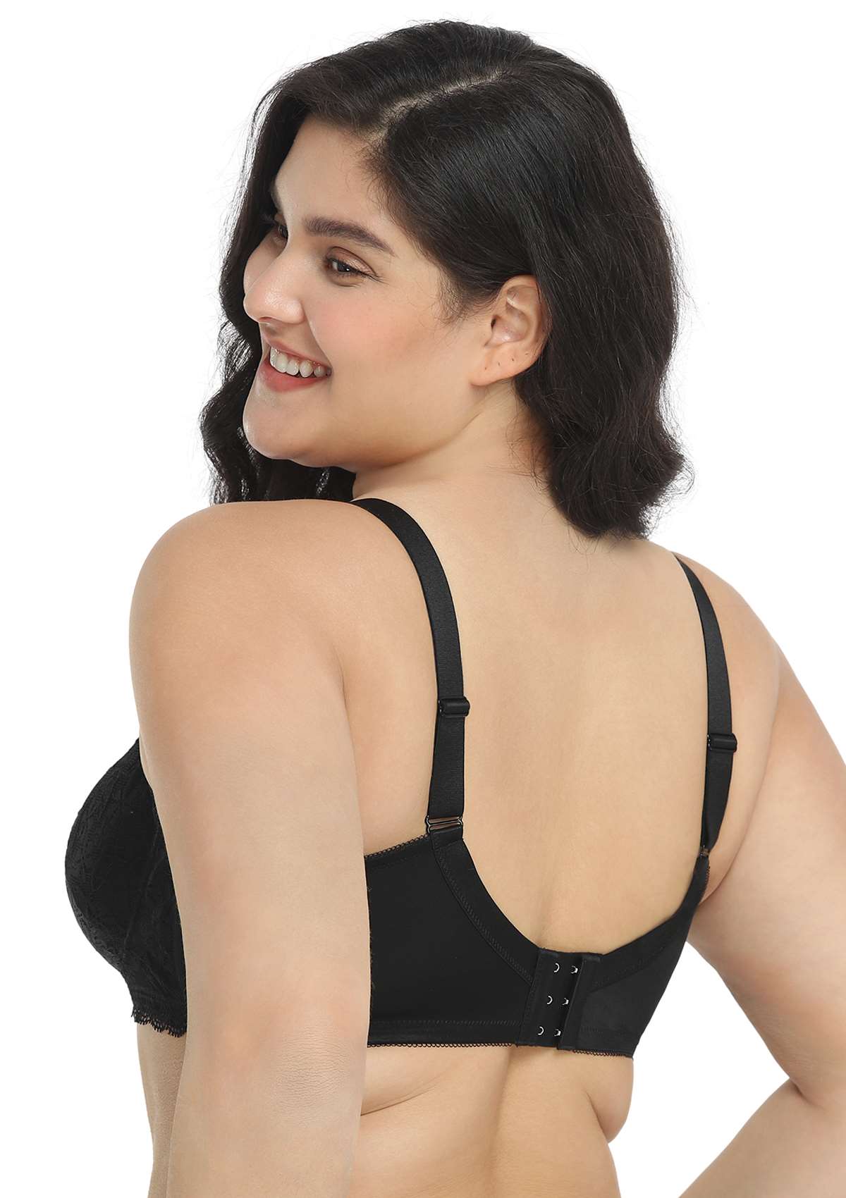 Anemone Unlined Dolphin Lace Underwire Bra - HSIA