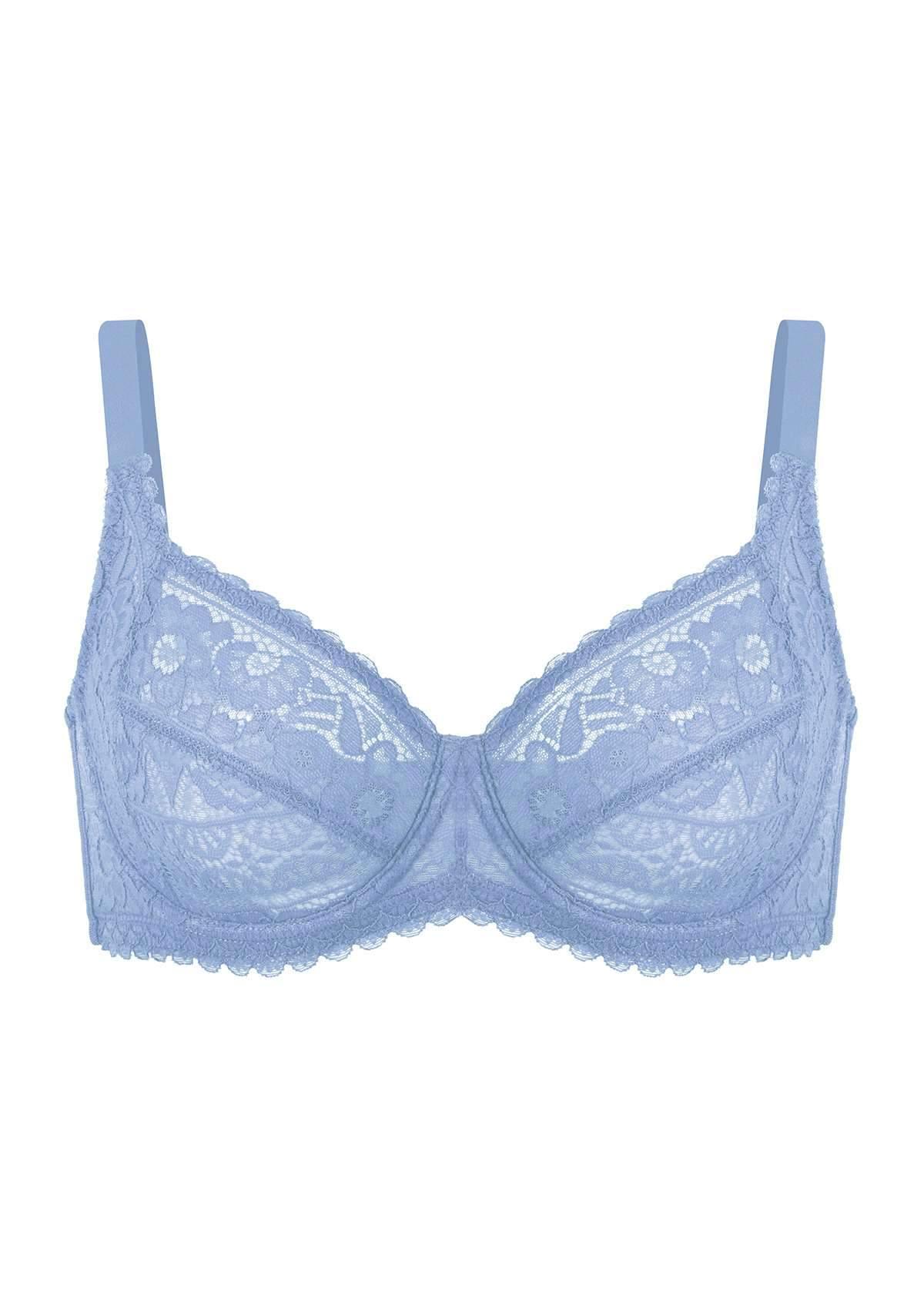 HSIA Leaf Flower Lace Unlined Bra - HSIA