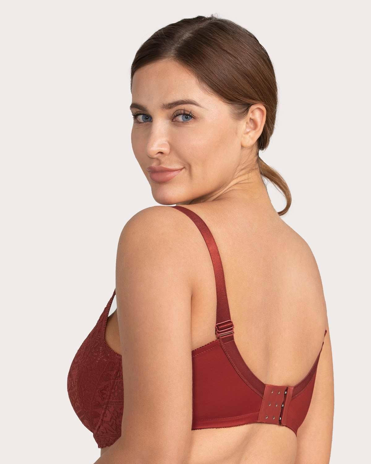 HSIA Leaf Flower Lace Unlined Bra - HSIA
