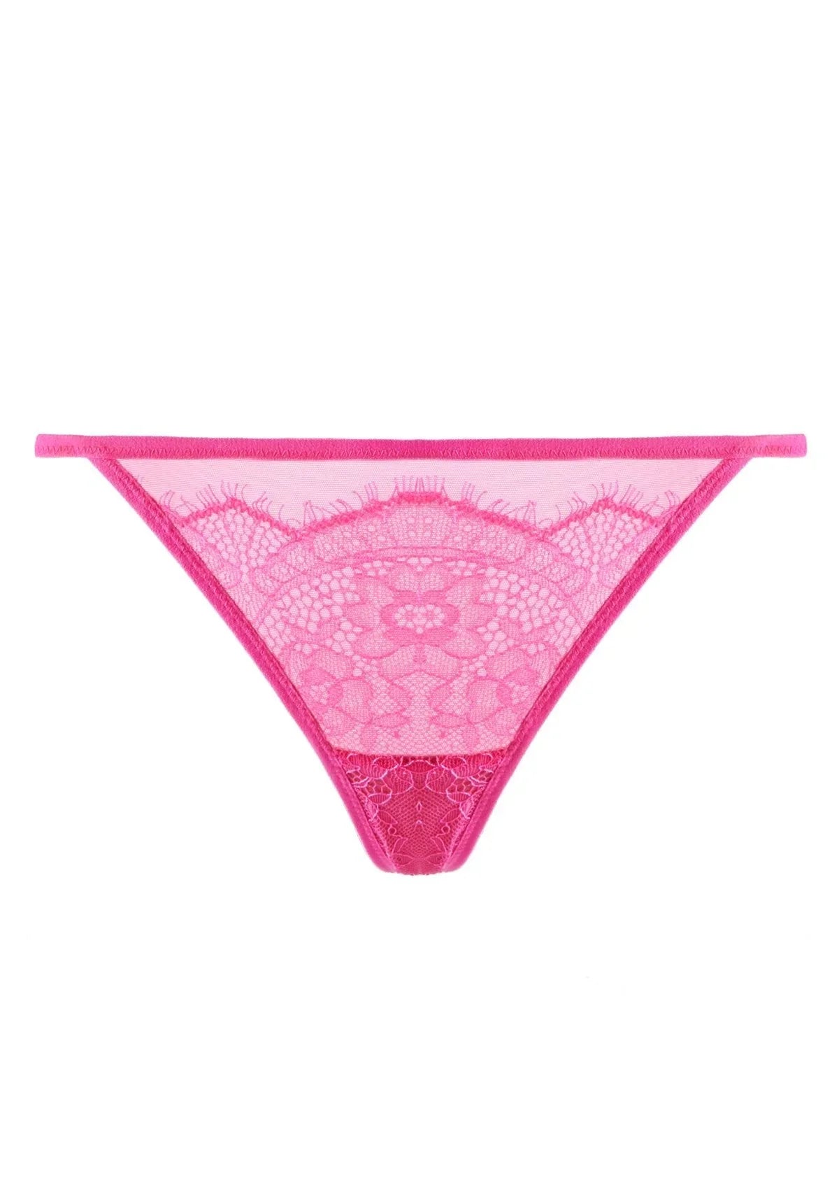 HSIA Mesh Eyelash Lace String Thongs 3 Pack - HSIA