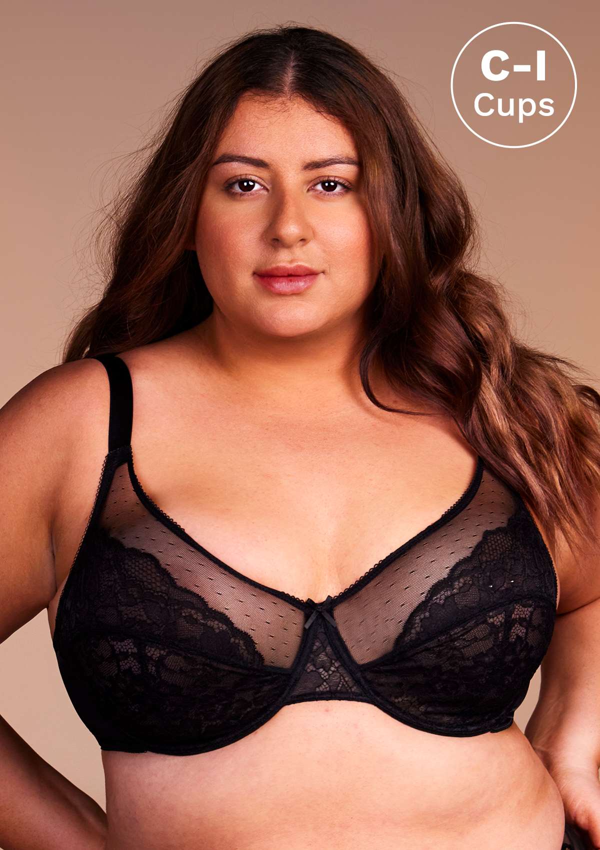 (Cardi B recommends)HSIA Enchante Black Lace Underwire Bra - HSIA