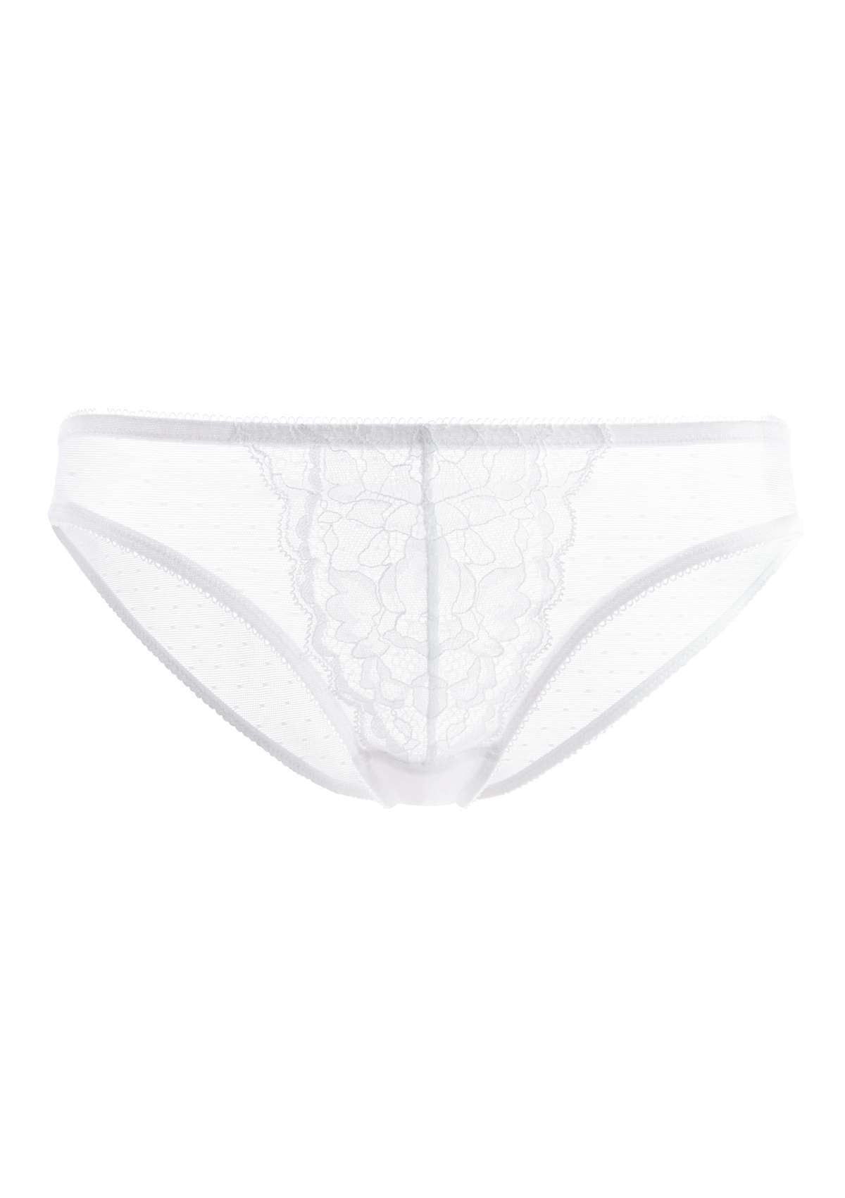 Enchante Lace Mid Rise Bikini Underwear - HSIA