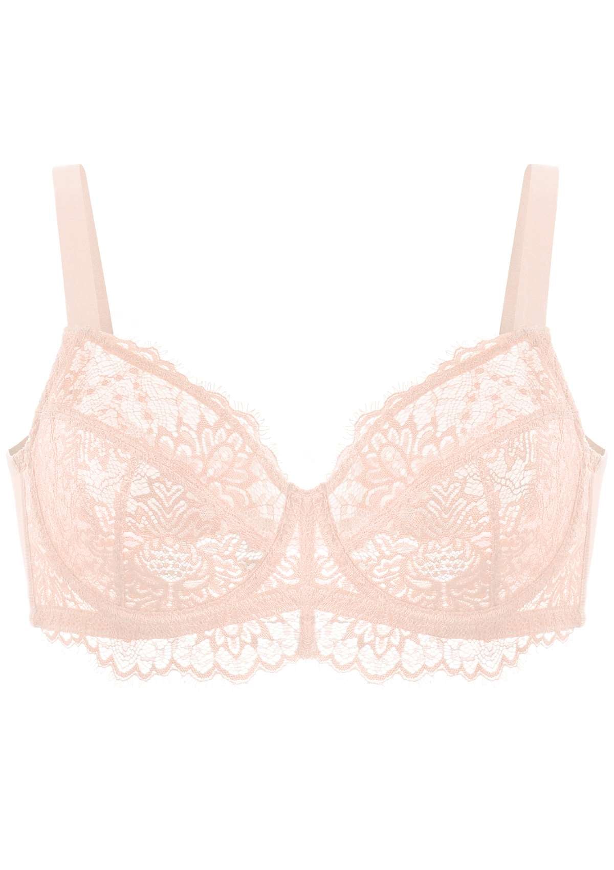 HSIA Purple Sunflower Underwire Lace Bra - HSIA
