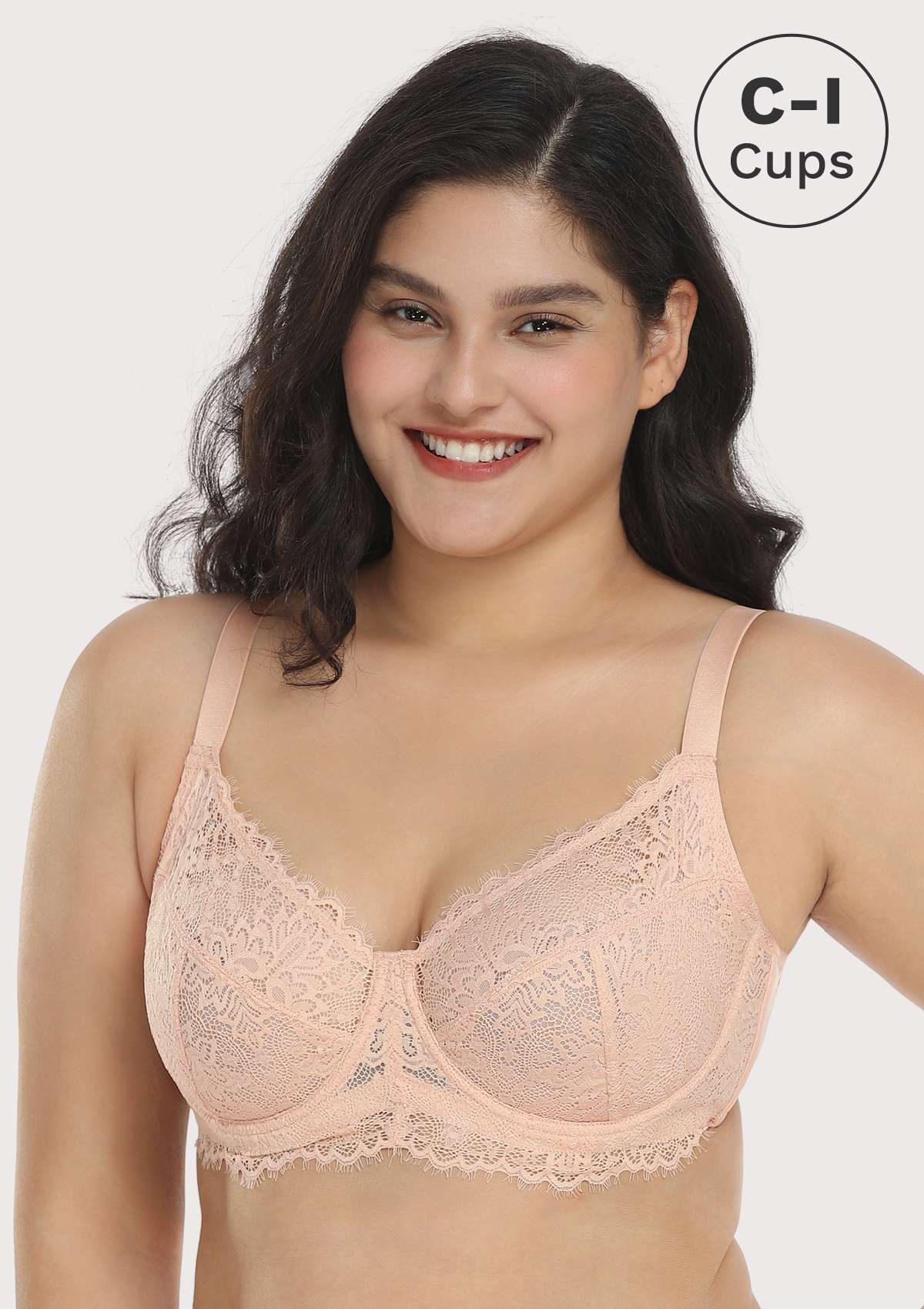 HSIA Purple Sunflower Underwire Lace Bra - HSIA