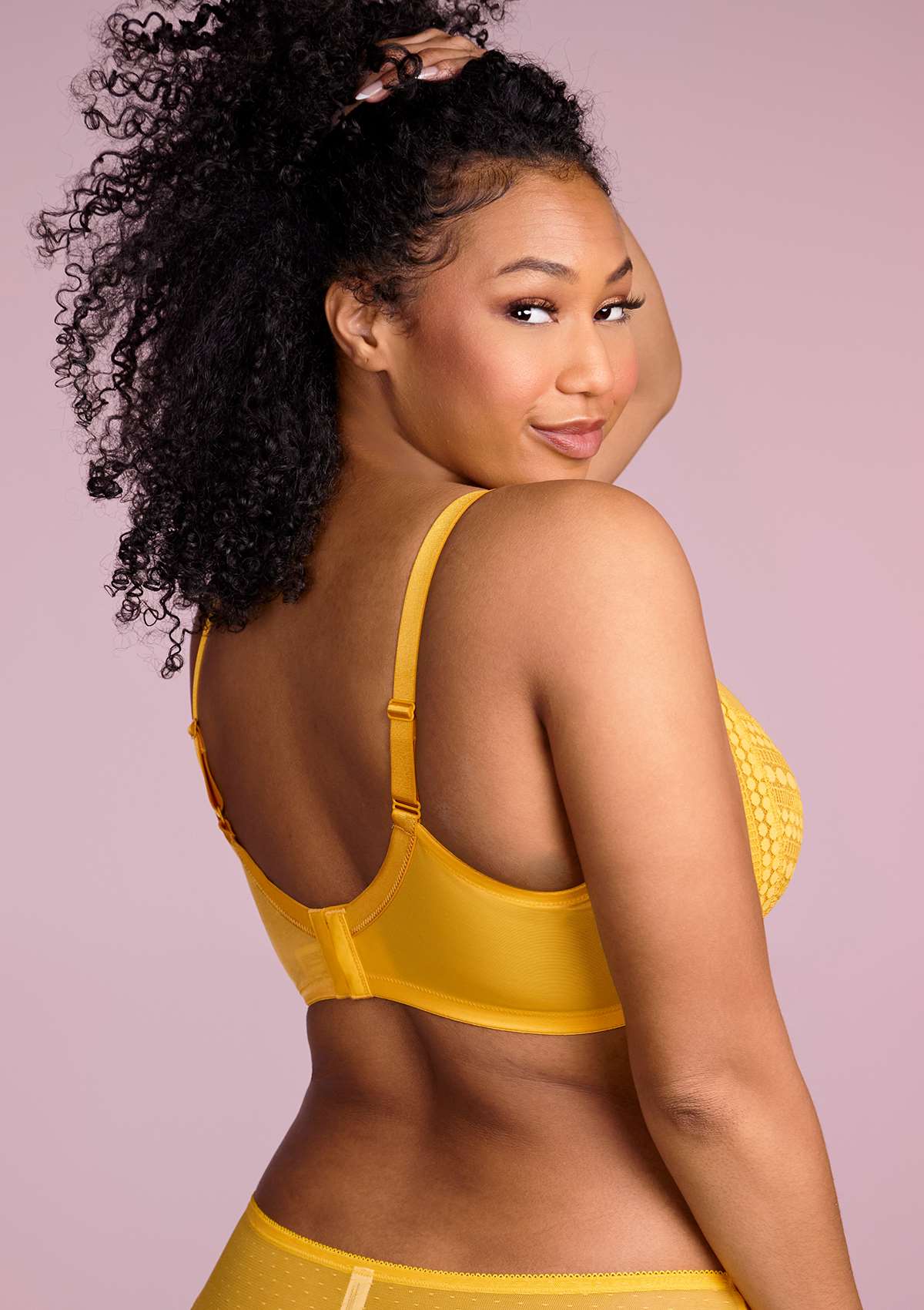 Heroine Polka Dot Sexy Lace Unlined Bra - HSIA