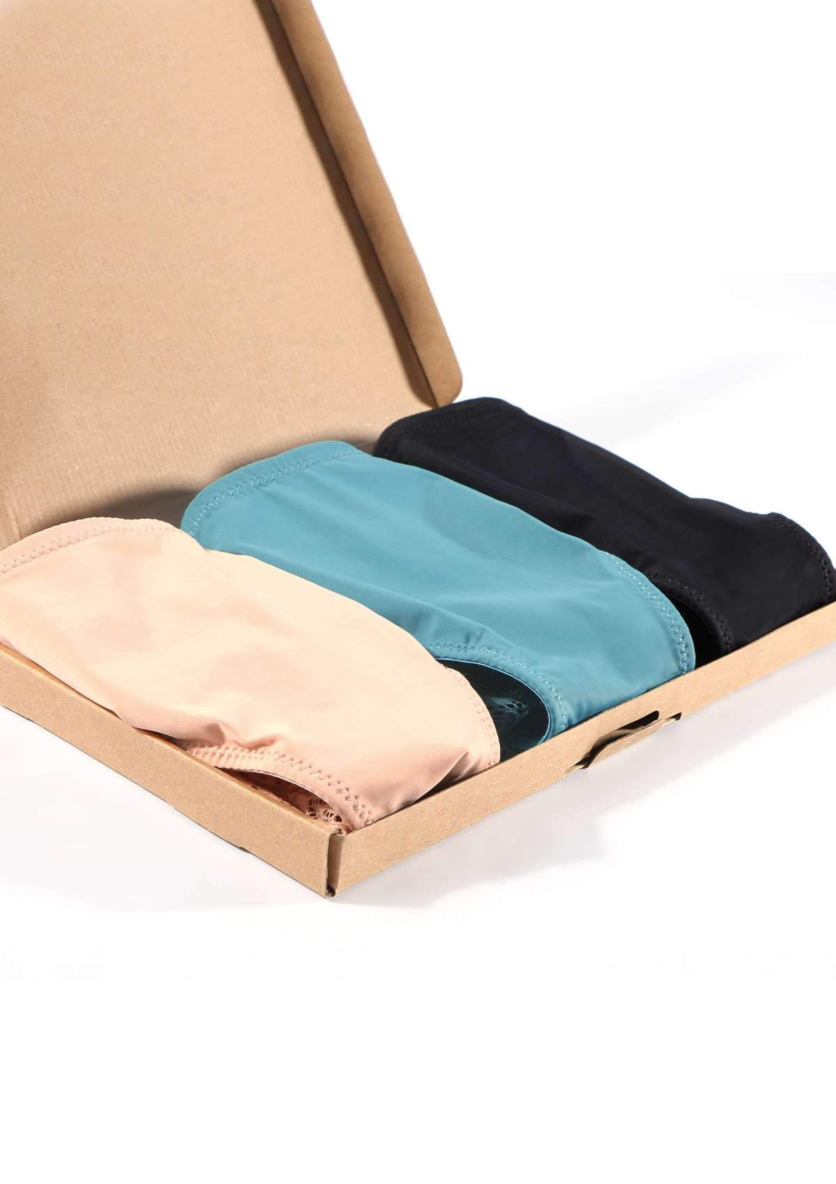 HSIA Polka Dot Super Soft Lace Back Cheeky Panties 3 Pack - HSIA