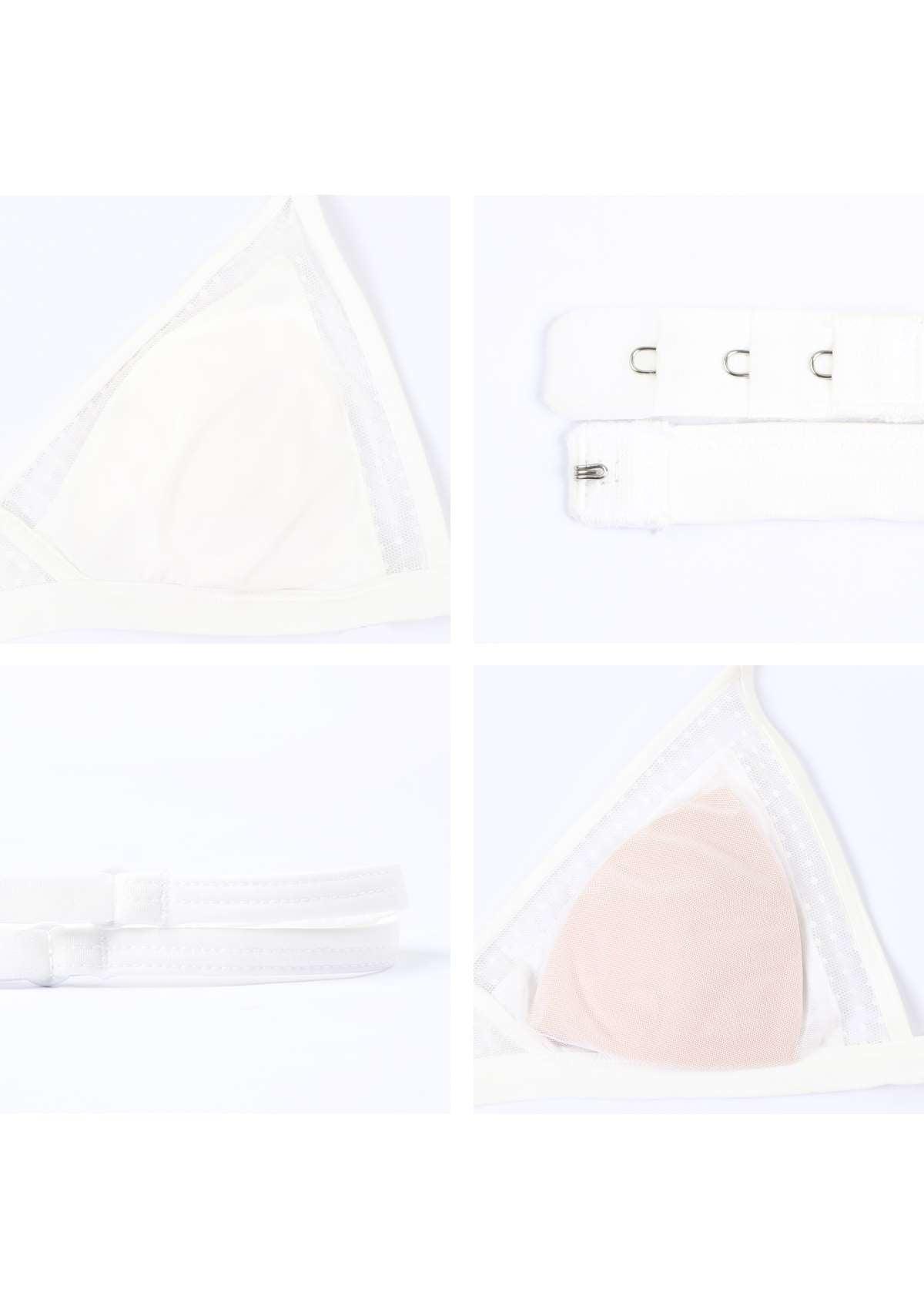 HSIA Polka Dots Triangle Wireless Bralette - HSIA