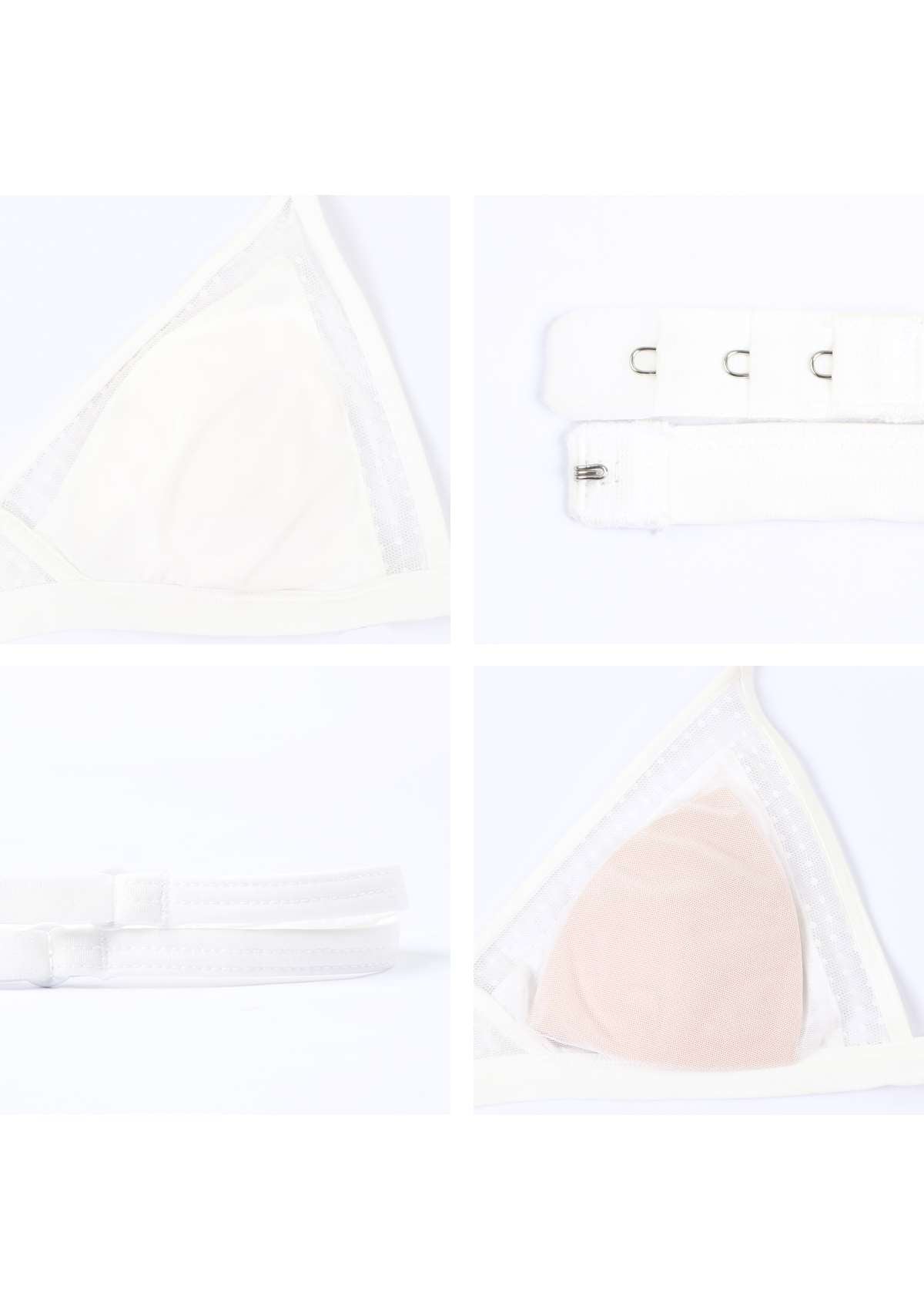 HSIA Polka Dots Triangle Wireless Bralette - HSIA