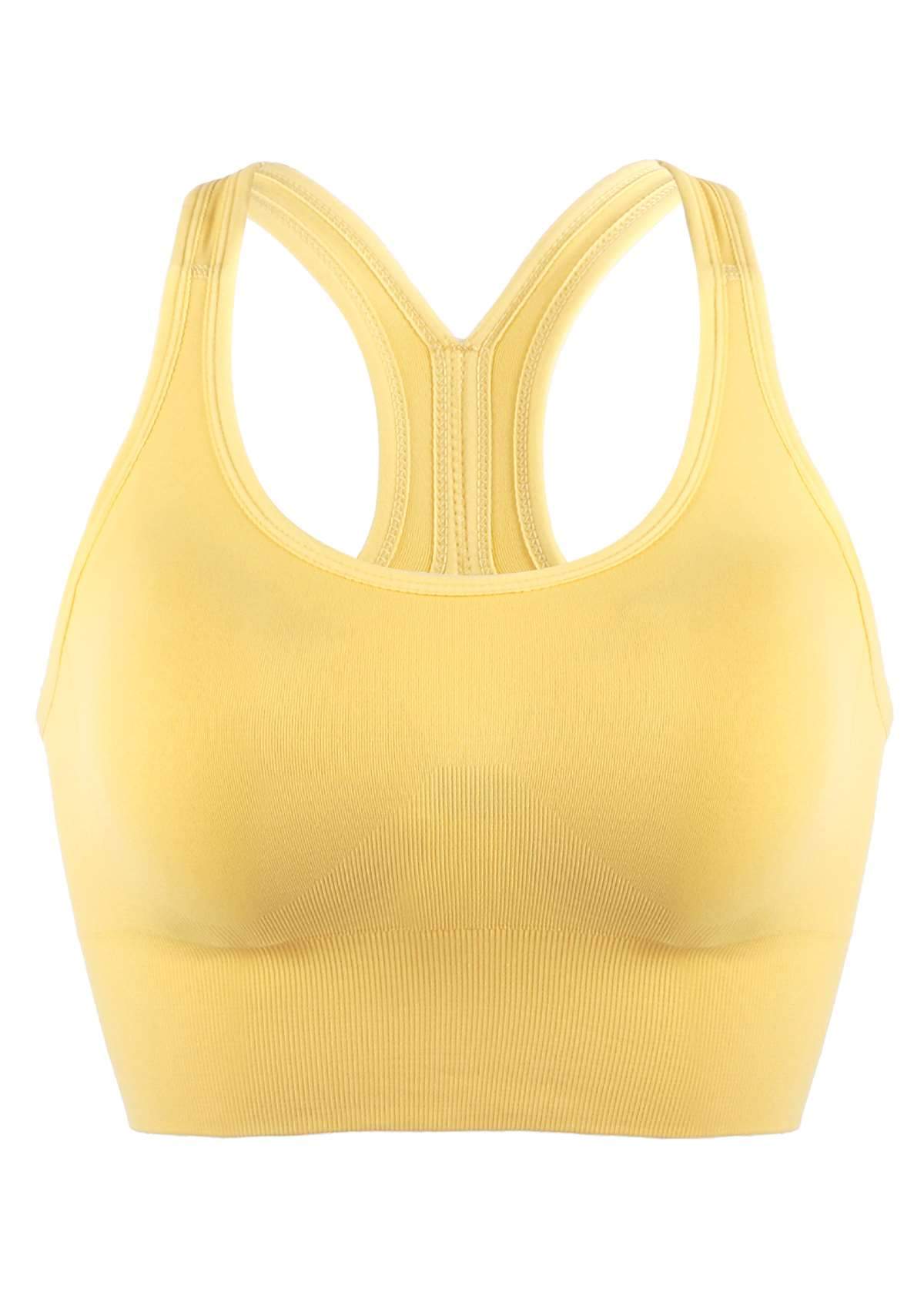HSIA Racerback Padded Sports Bra - HSIA
