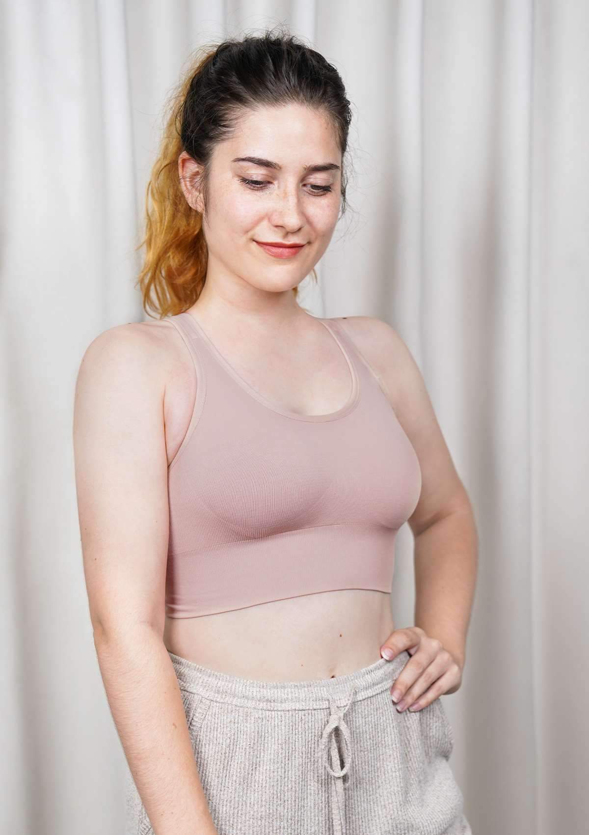 HSIA Racerback Padded Sports Bra - HSIA