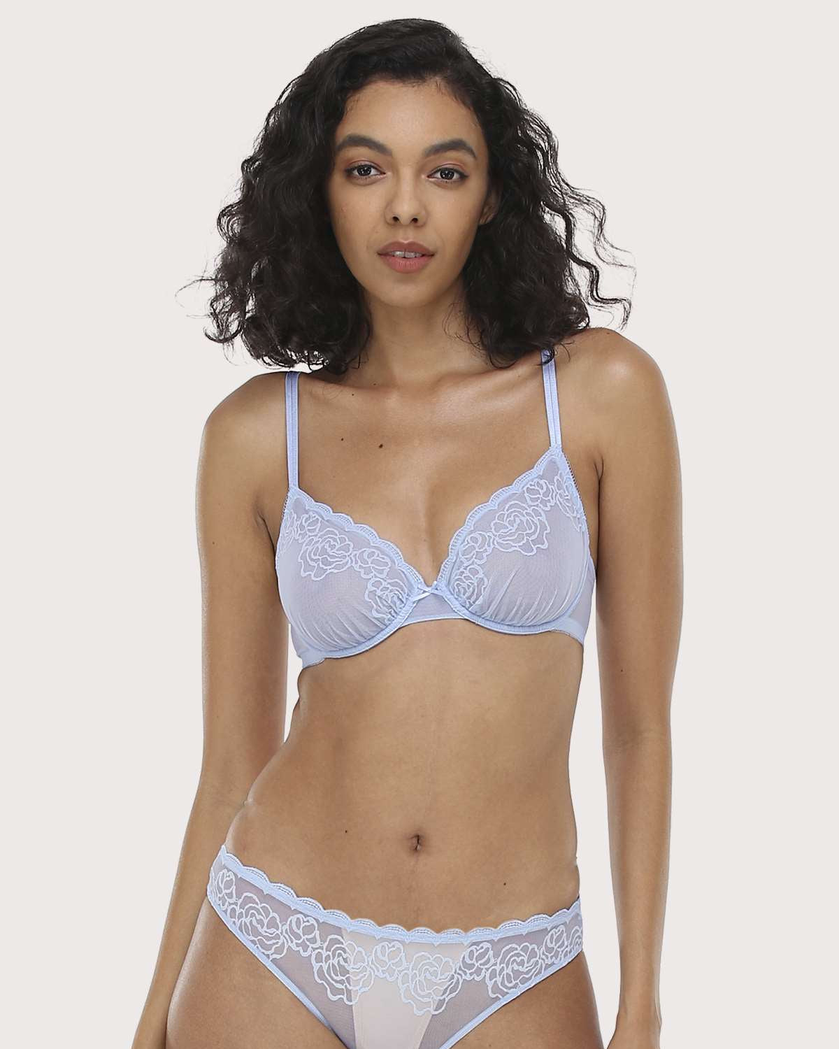 Rosa Bonica | Petite Lace Underwire Unlined Bra - HSIA
