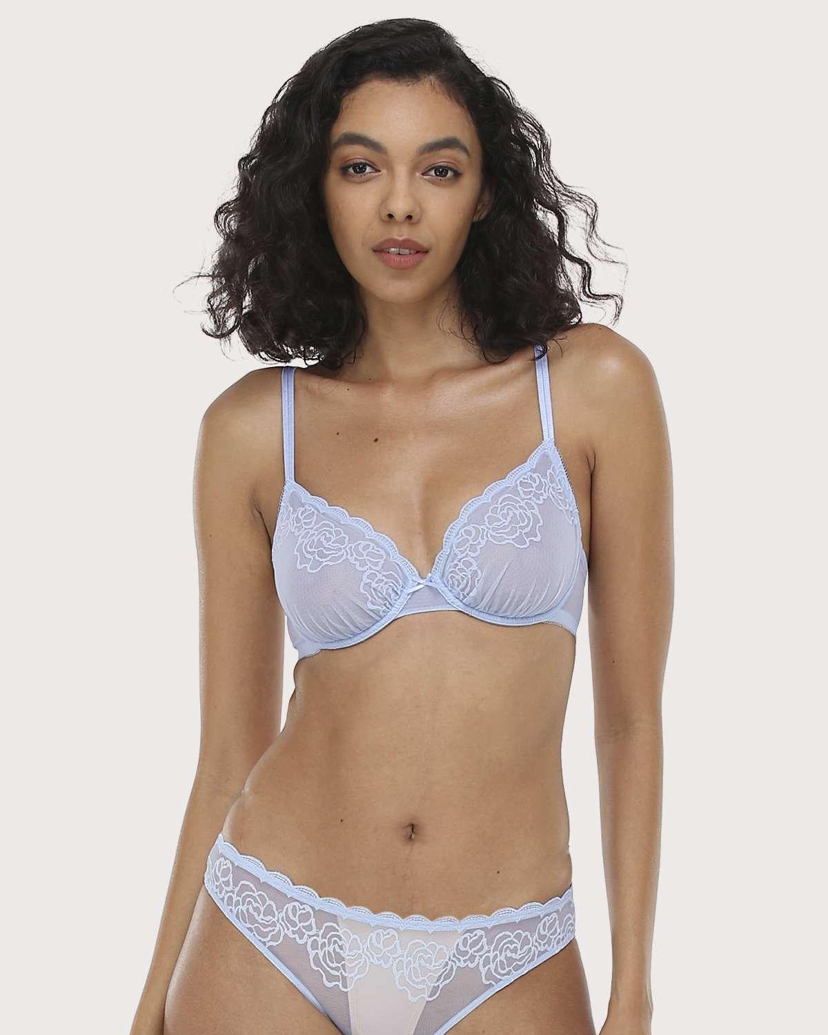 Rosa Bonica | Petite Lace Underwire Unlined Bra - HSIA