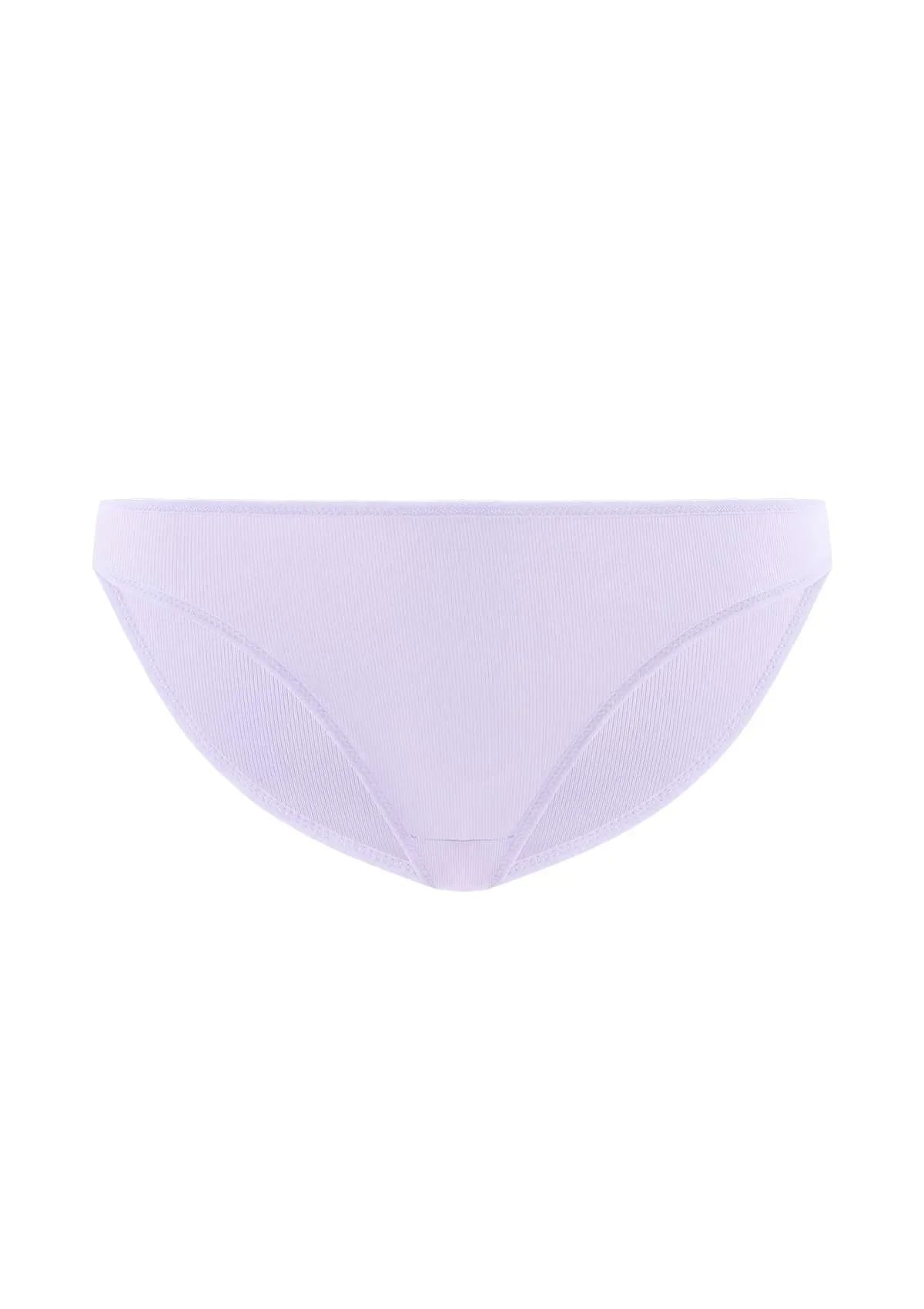 HSIA Ribbed Knit Cotton Bikini Underwear 3 Pack - HSIA