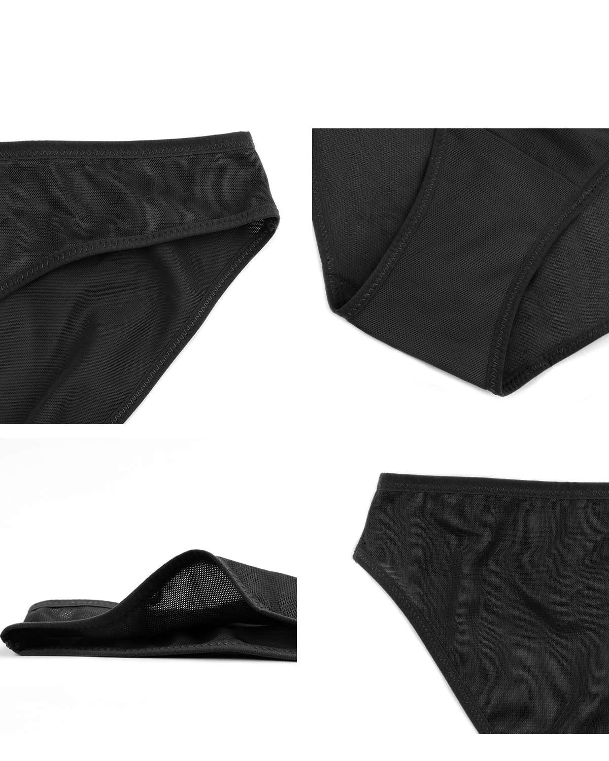 Billie Smooth Sheer Mesh Bikini Underwear - HSIA