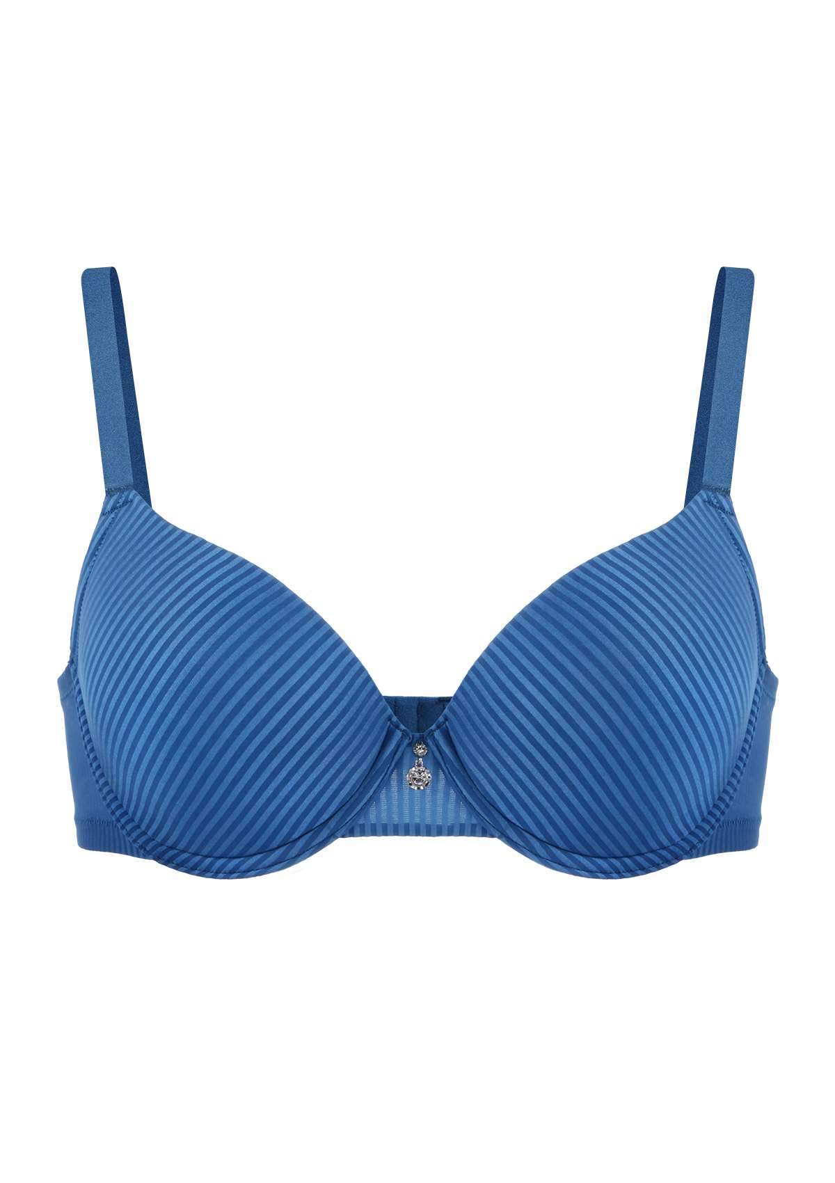 Josephine Striped Smooth Lightly Padded Bra - HSIA